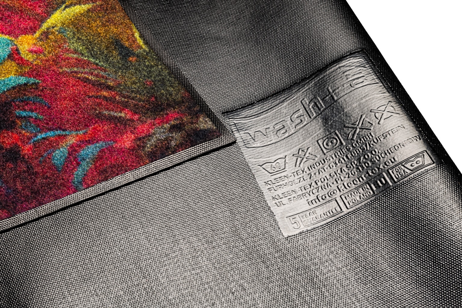 wash+dry by Kleen-Tex Fußmatte »Leopy McLeopard« rechteckig 7 mm Höhe