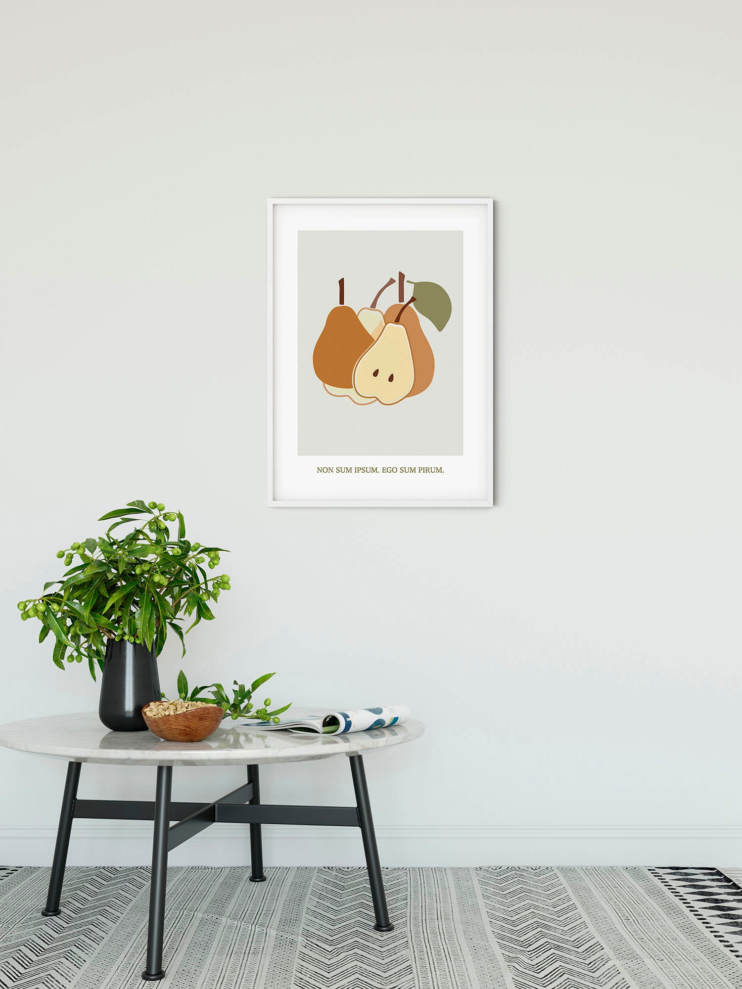 Komar Wandbild »Cultivated Pears«, (1 St.), Deutsches Premium-Poster Fotopapier mit seidenmatter Oberfläche und hoher Lichtbeständigkeit. Für fotorealistische Drucke mit gestochen scharfen Details und hervorragender Farbbrillanz.