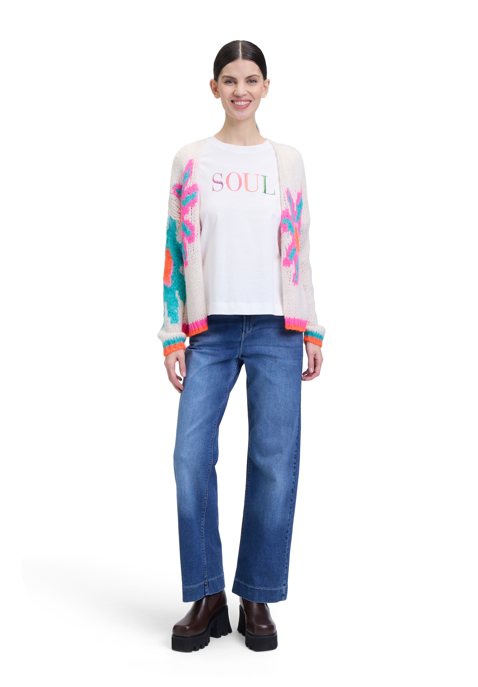 Cartoon Cardigan »Strick-Cardigan mit Intarsie«