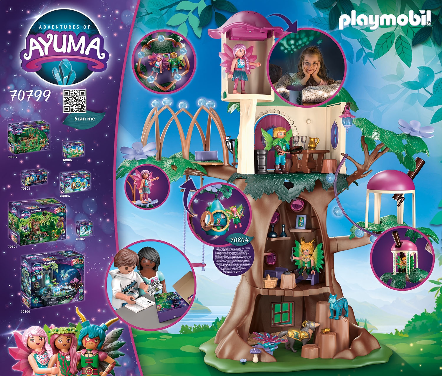 Playmobil® Konstruktions-Spielset »Gemeinschaftsbaum (70799), Adventures of Ayuma«, (162 St.), Made in Germany