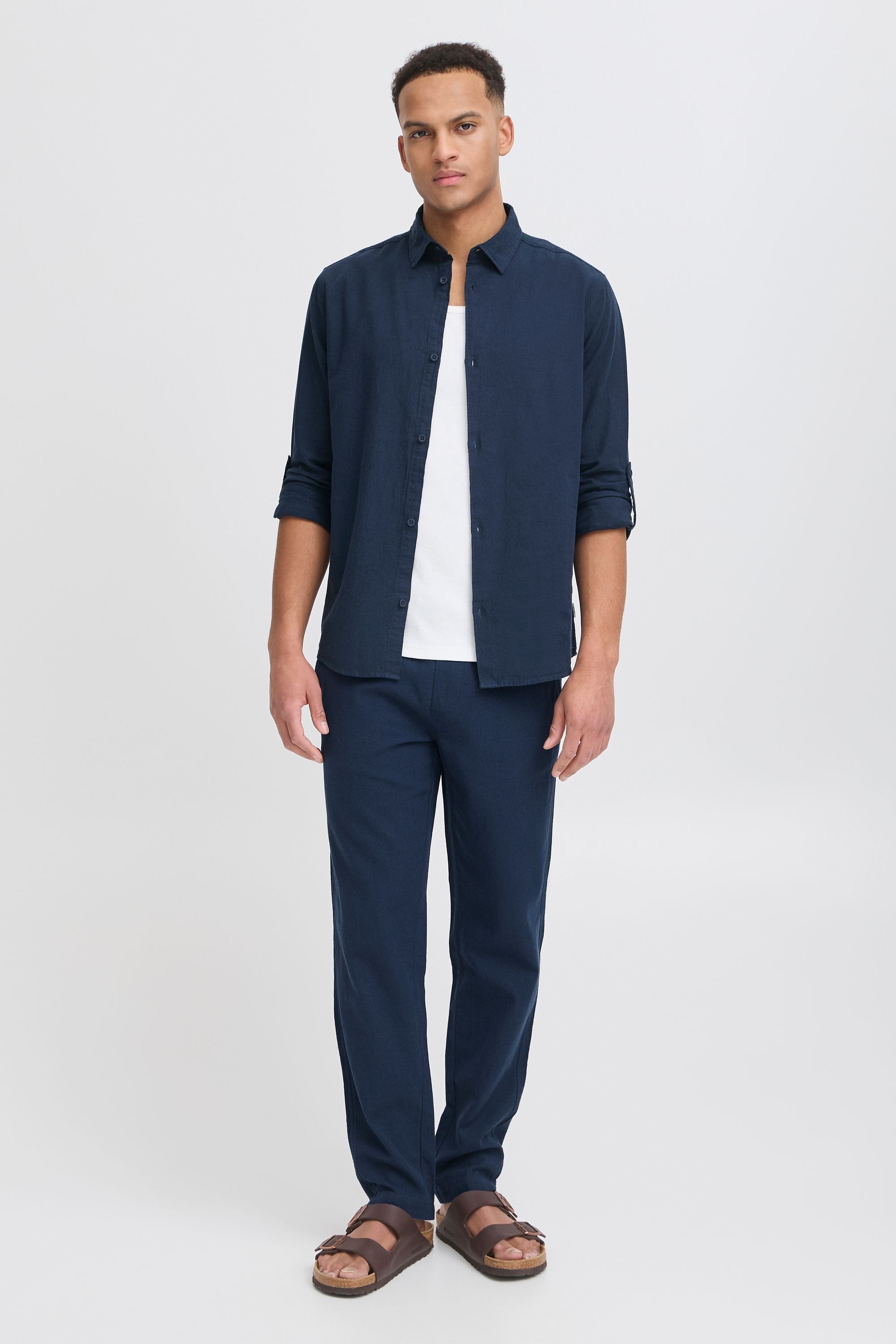 Indicode Leinenhemd »Leinenhemd IDMonko«