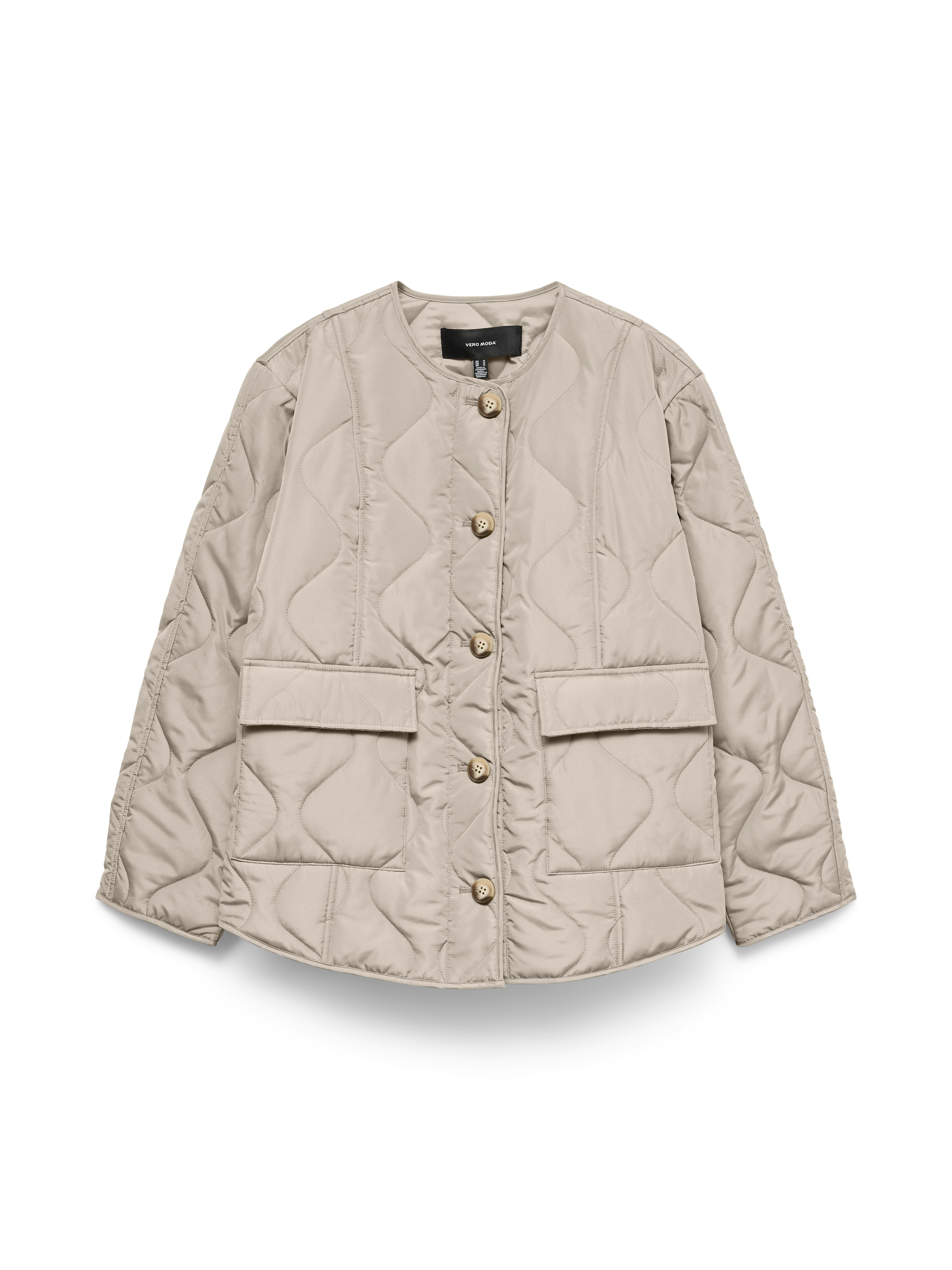 Vero Moda Steppjacke »VMMILLIE JACKET NOOS« mit durchgehender Knopfleiste