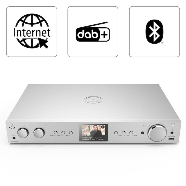 Hama Digitalradio (DAB+) »Digitaltuner DAB+ Digitalradio/Internetradio/ Bluetooth/USB«, (WLAN Digitalradio (DAB+)-FM-Tuner) ➥ 3 Jahre XXL Garantie  | UNIVERSAL