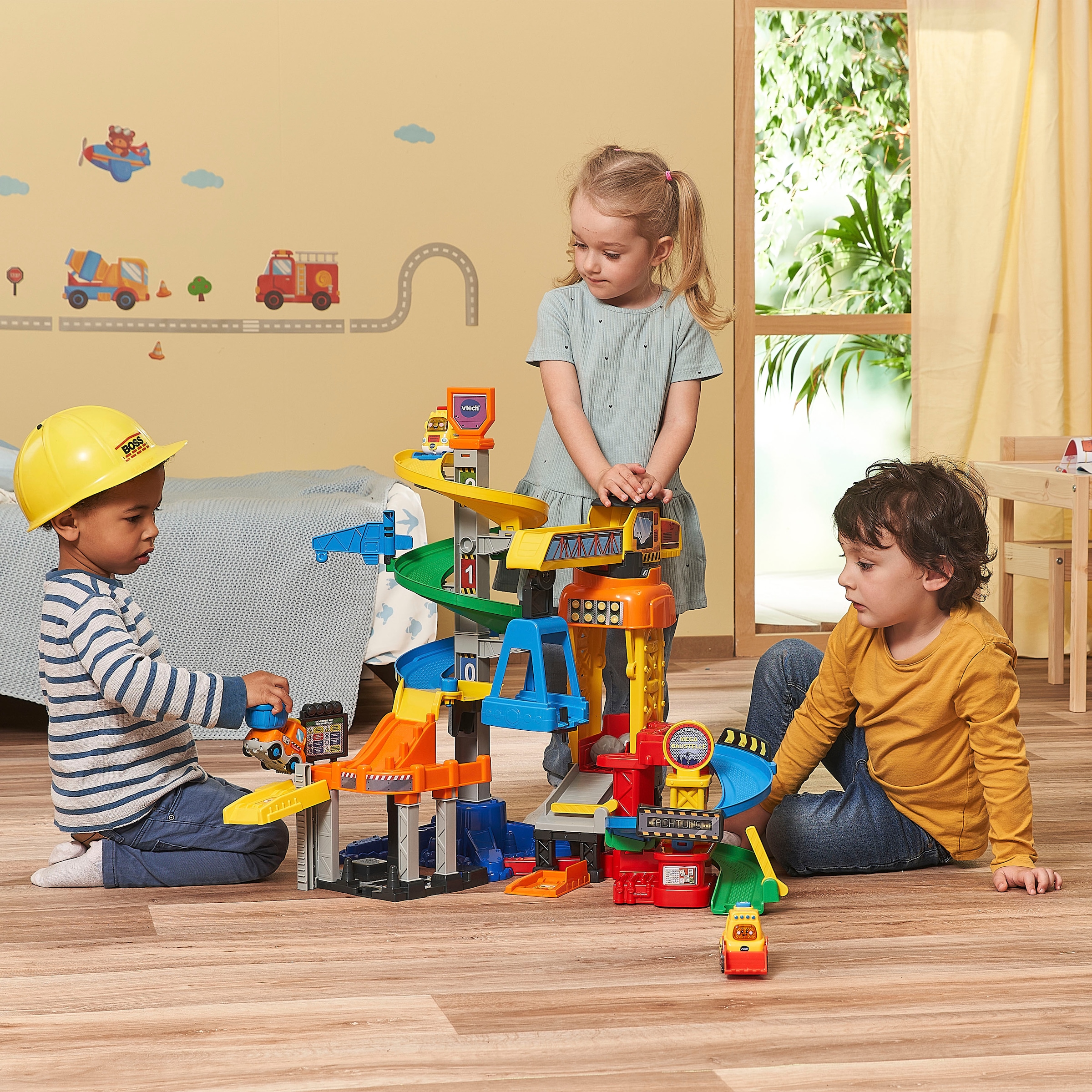 Vtech® Spielwelt »Tut Tut Baby Flitzer, Mega Baustelle«, mit Sound