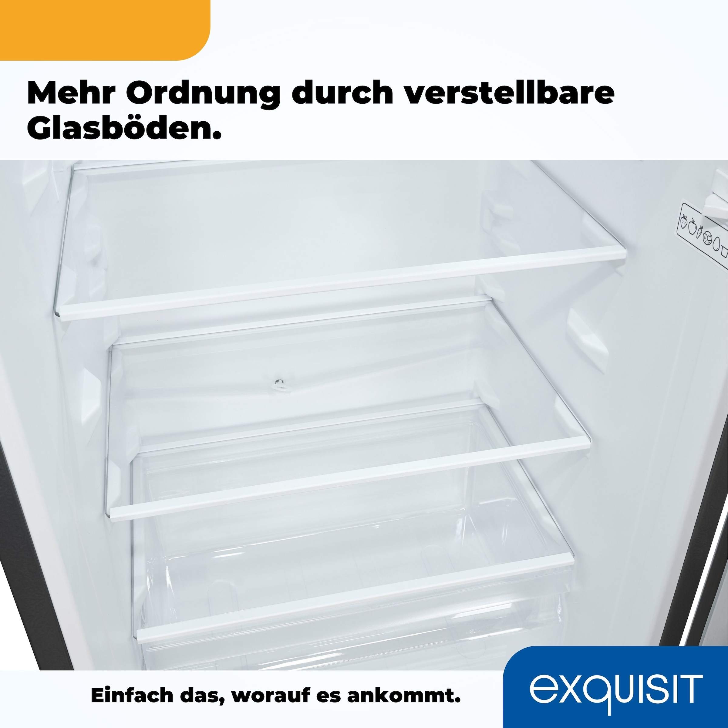 exquisit Kühl-/Gefrierkombination »KGC231-60-E-050C«