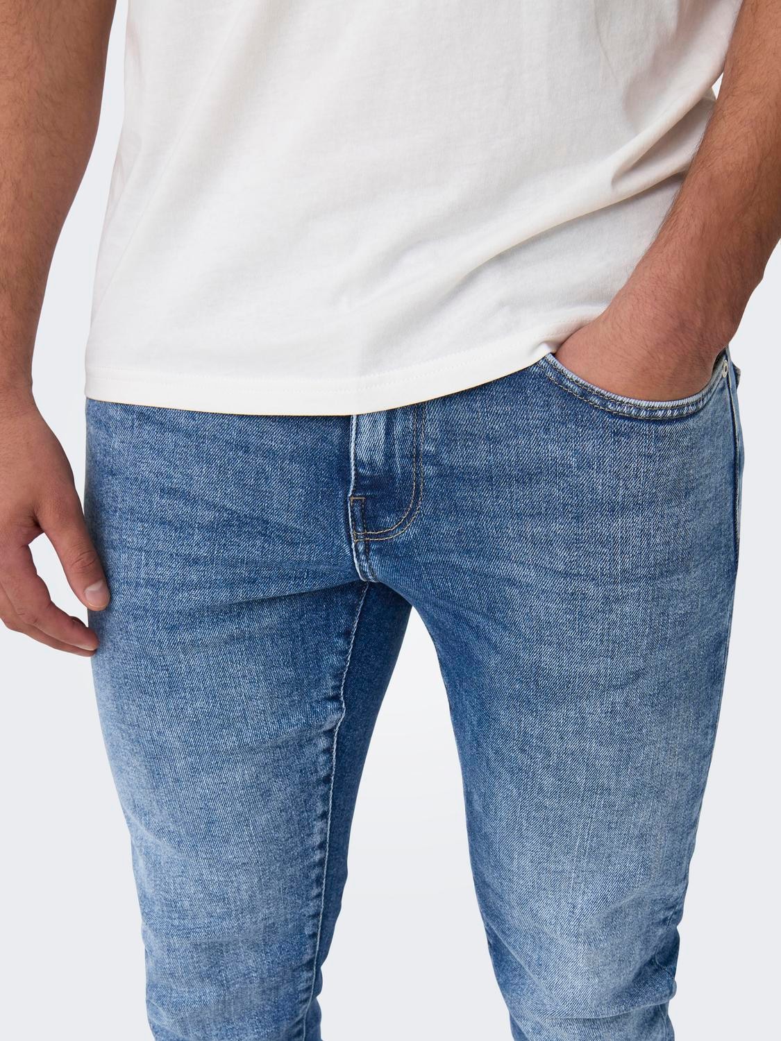 ONLY & SONS Straight-Jeans »ONSWEFT REGULAR WB 0021 TAI DNM NOOS«, im 4-Pocket-Style