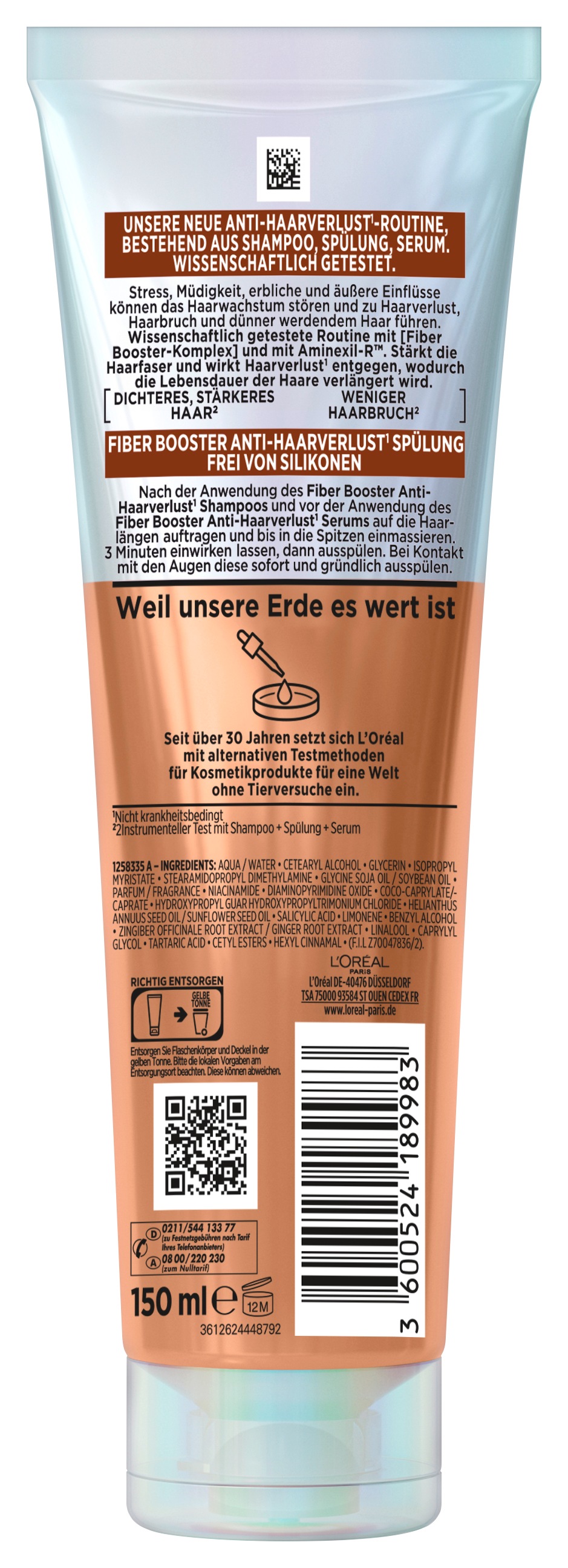 L'ORÉAL PARIS Haarspülung »L'Oréal Paris Elvital Fiber Booster Spülung«