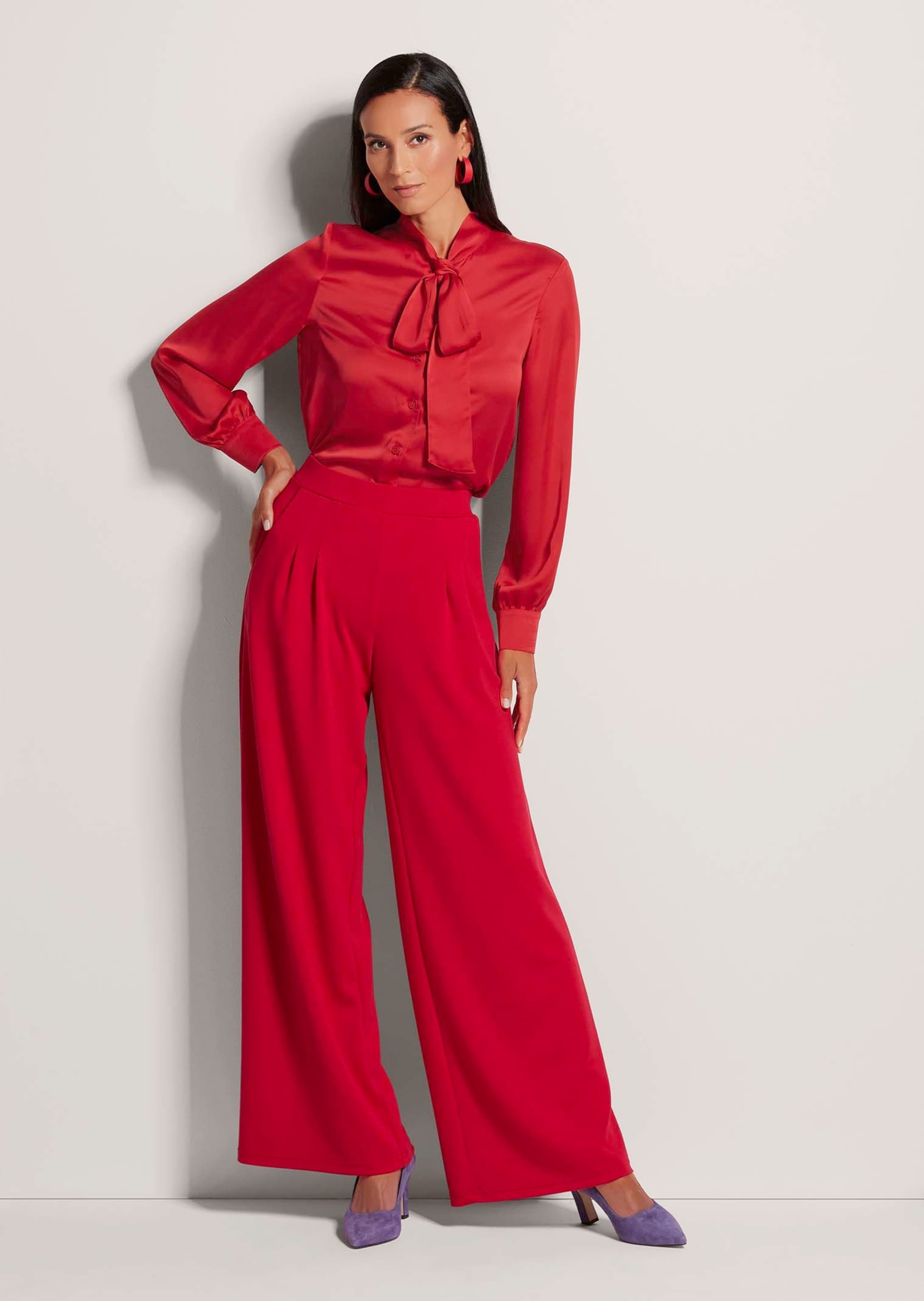 MADELEINE Stoffhose »Hose Schlupfhose mit eleganter Beinweite«