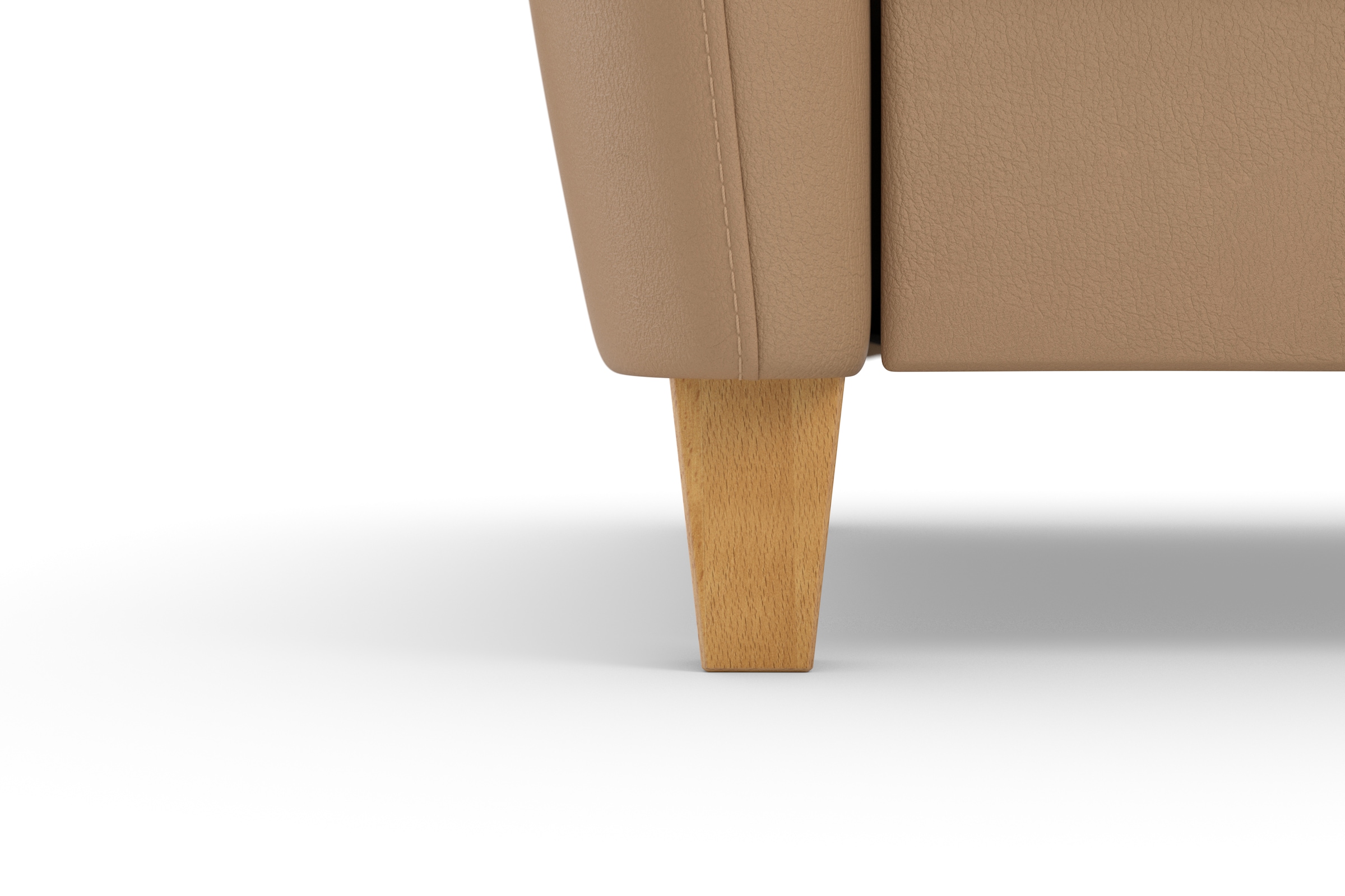 Home affaire Ecksofa »Palmera L-Form, B: 244 cm - OTTO. Verlässliche Qualität.« optional Schlaffunktion & Bettkasten, Federkern