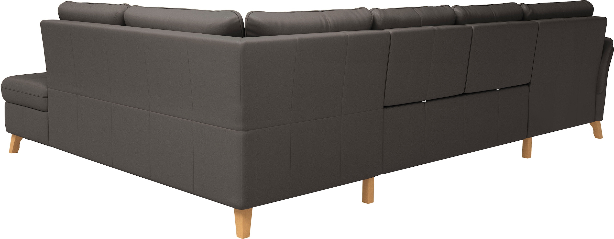 sit&more Wohnlandschaft »Göteborg«, inkl. Sitztiefenverstellung, wahlweise mit Bettfunktion & Bettkasten