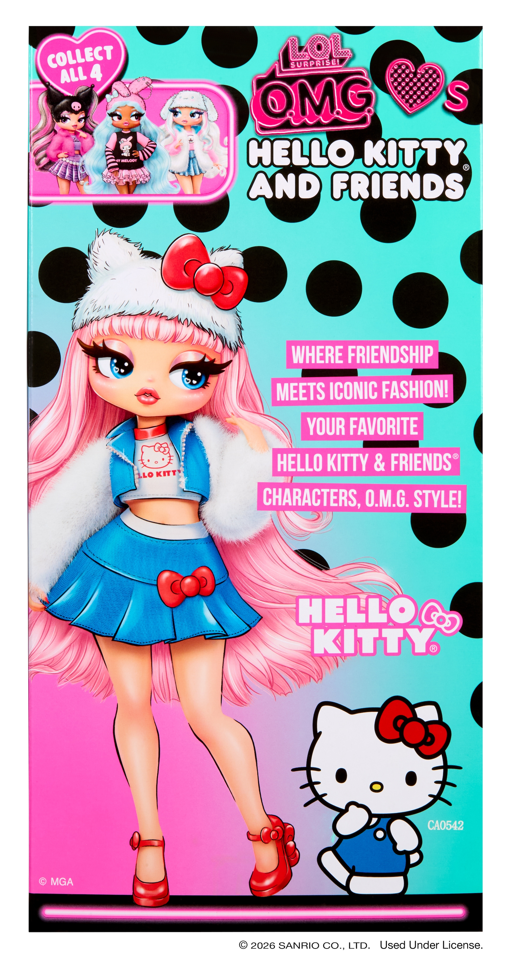 L.O.L. SURPRISE! Anziehpuppe »L.O.L. Surprise OMG Loves Hello Kitty & Friends - Hello Kitty«