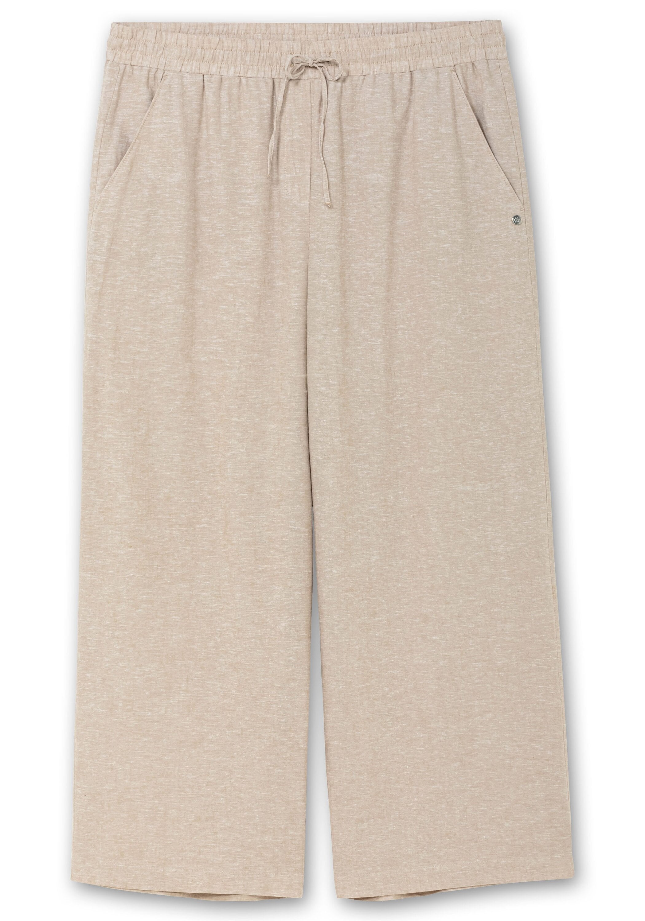 Sheego Schlupfhose »Weite Schlupfhose mit Bindeband, im Leinenmix«