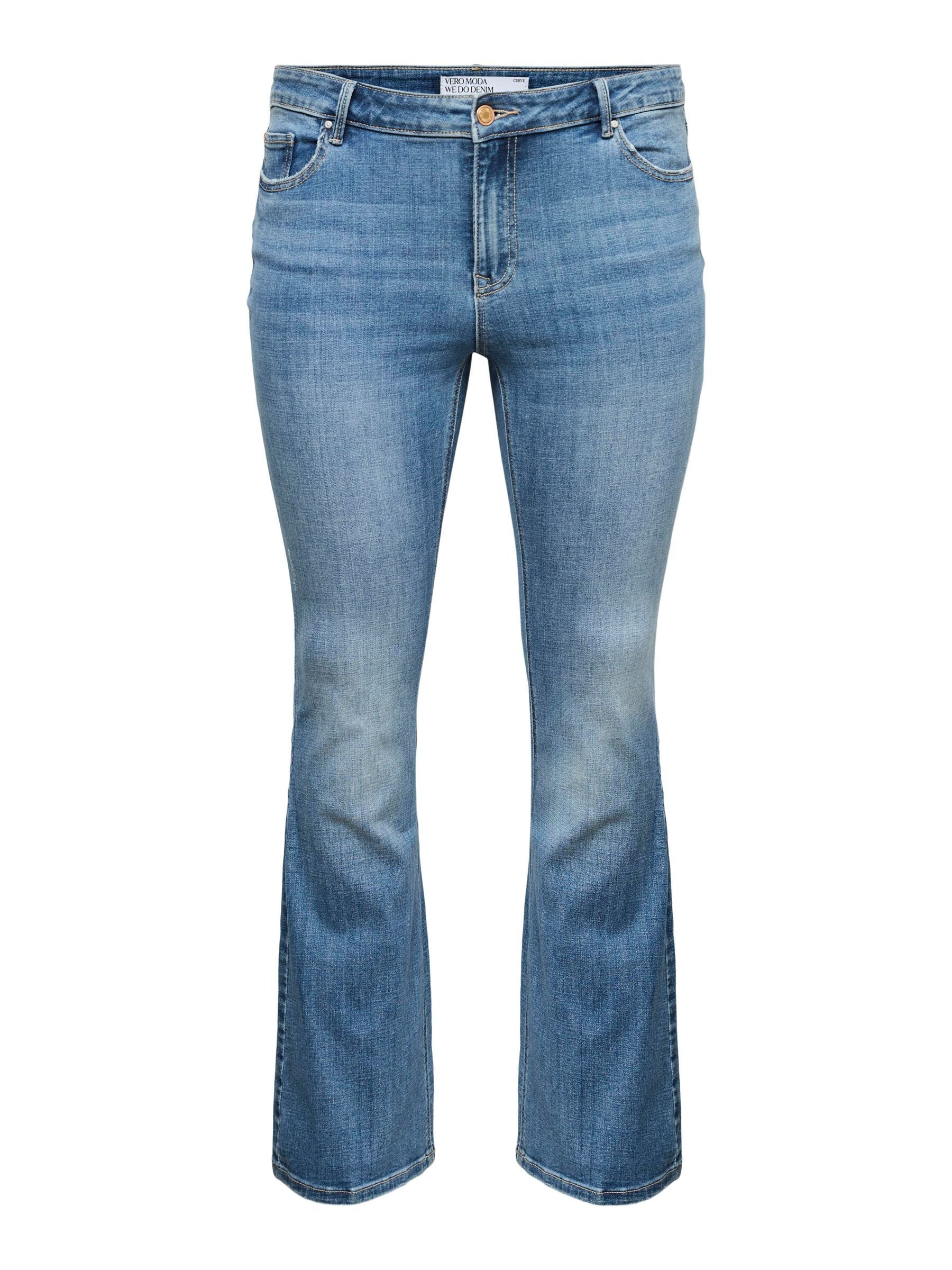 Vero Moda Curve Bootcut-Jeans »VMCFLASH MR FLARED JEANS LI347 GA CUR«