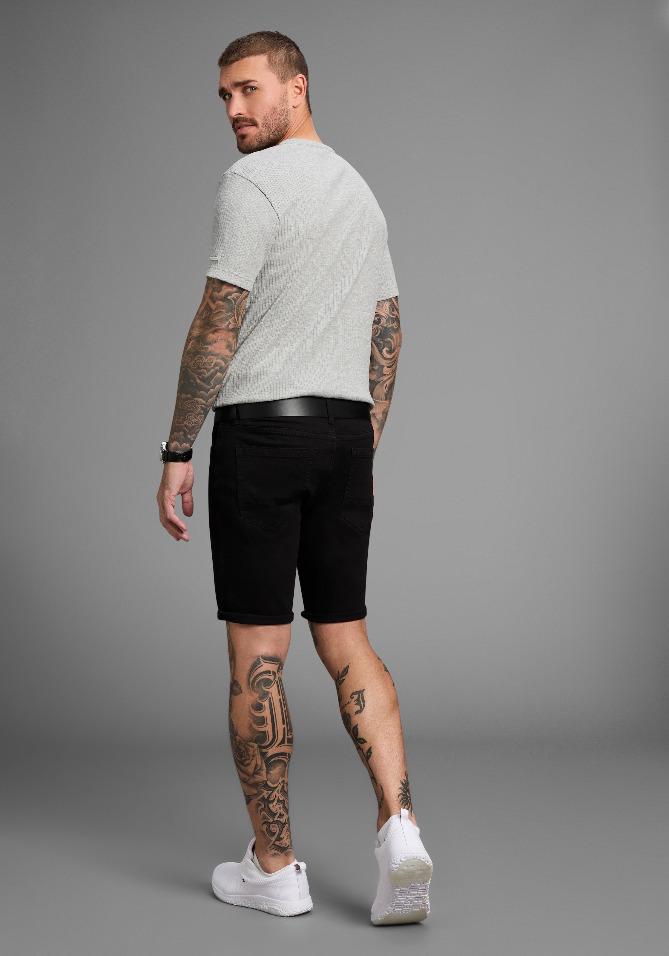 Bruno Banani Jeansshorts »Hutch-Shorts«, niedrige Leibhöhe
