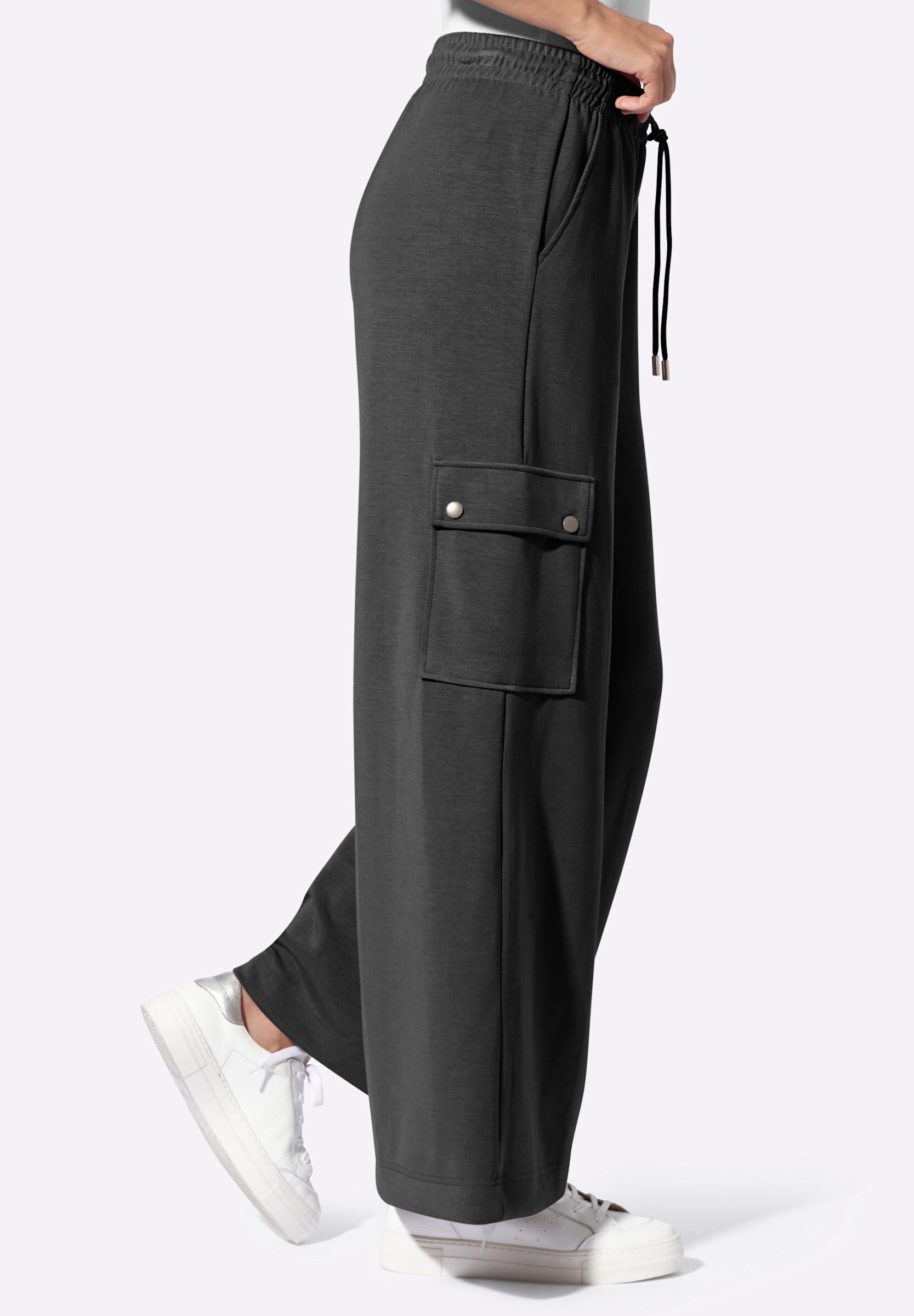 heine Schlupfhose »Jersey-Hose Jerseyhose mit Cargo-Taschen«