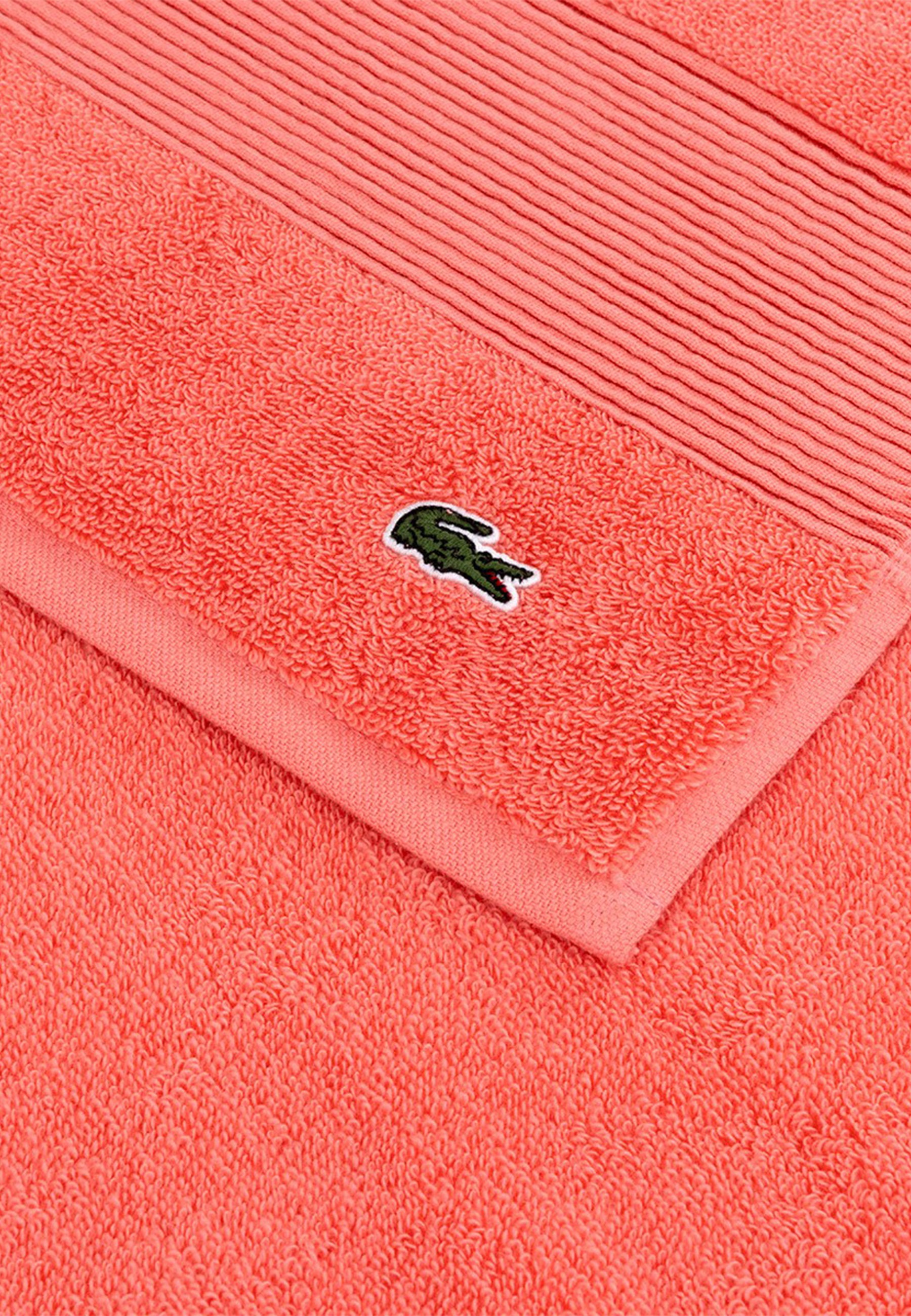 Lacoste Duschtuch »LLECROCO« mit Label-Applikationen