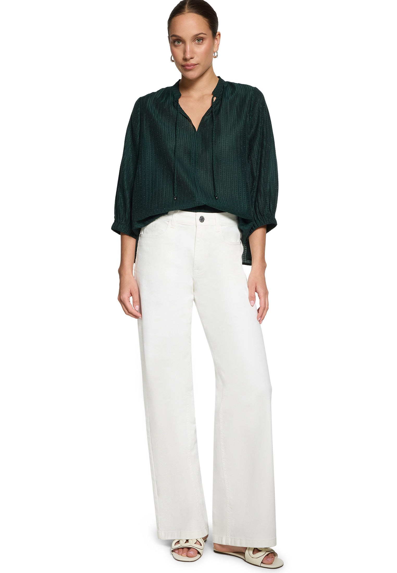 Zero Klassische Bluse »Tunika-Bluse mit Struktur«
