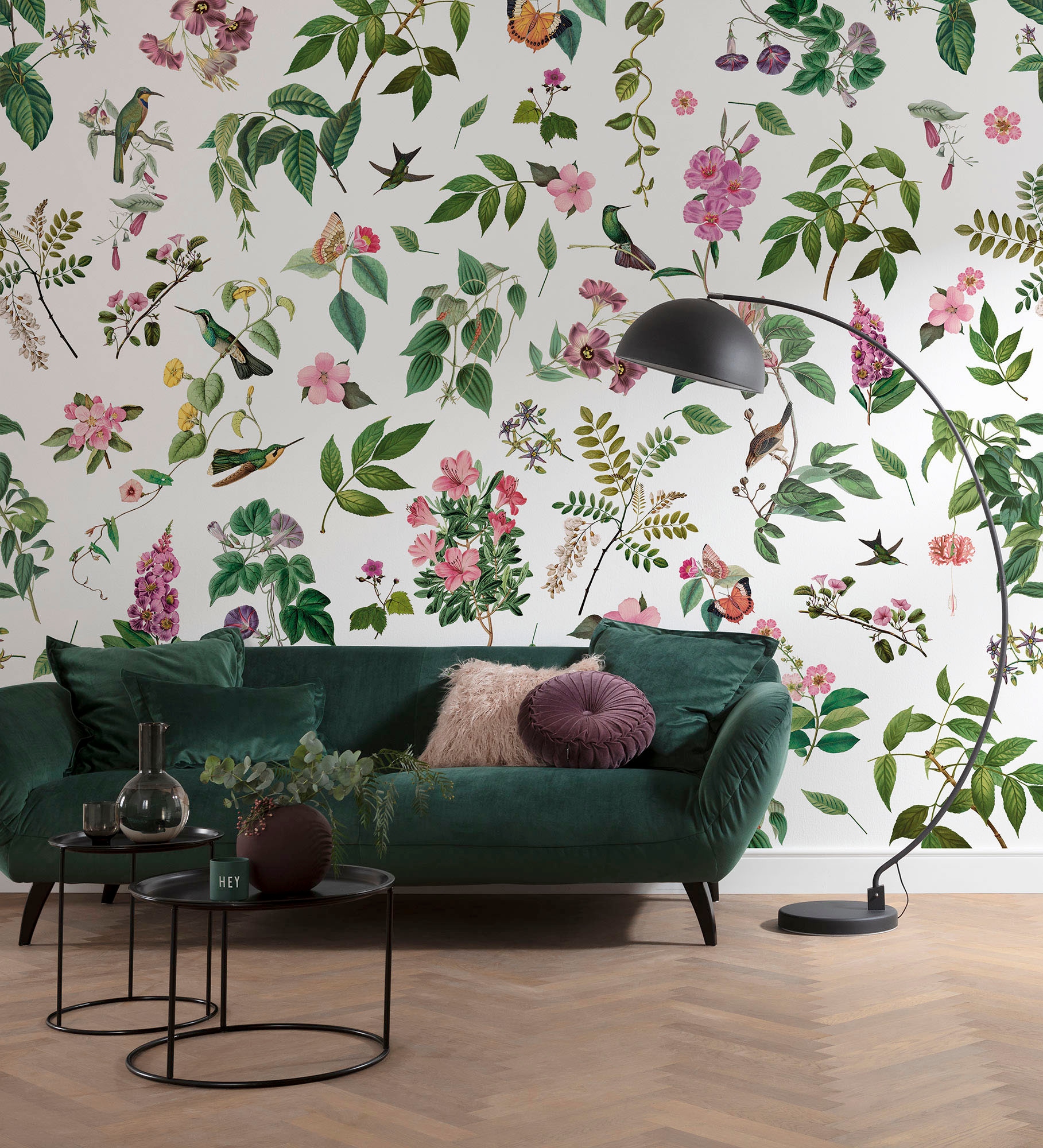 Komar Vliestapete »Digitaldruck Vlies - Cottage Core - Größe 300 x 250 cm«, bedruckt, Wohnzimmer, Schlafzimmer
