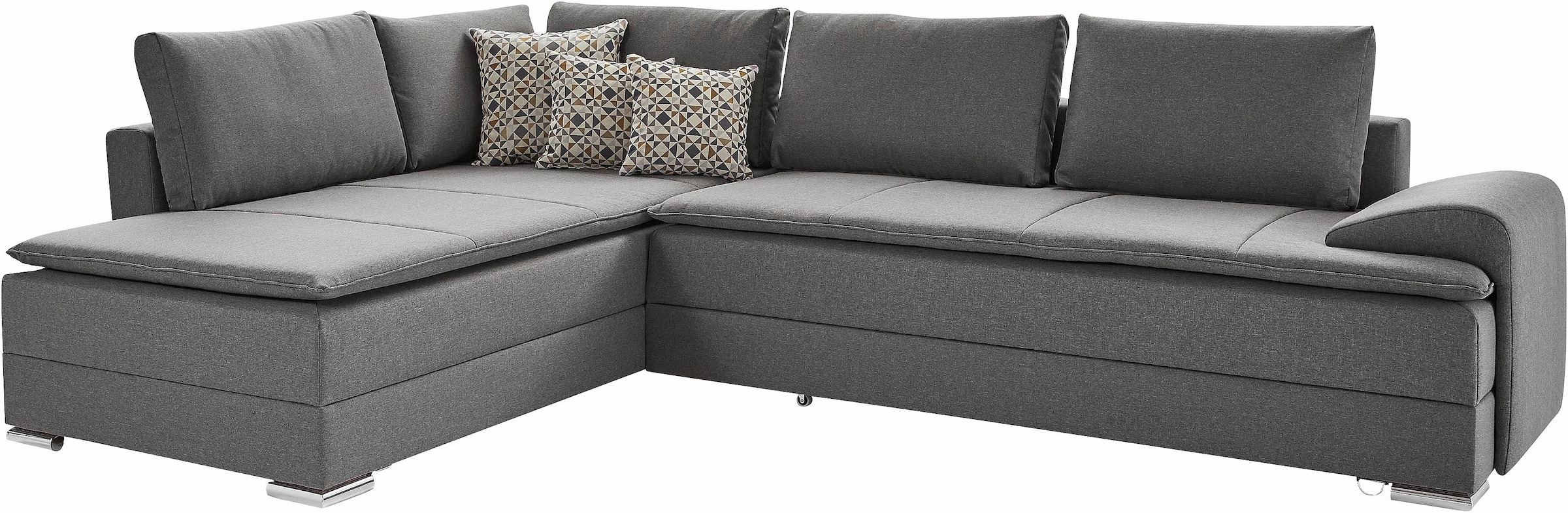 INOSIGN Ecksofa, mit Bettfunktion 180 cm, Dauerschlafgeeignet auf Rechnung  bestellen