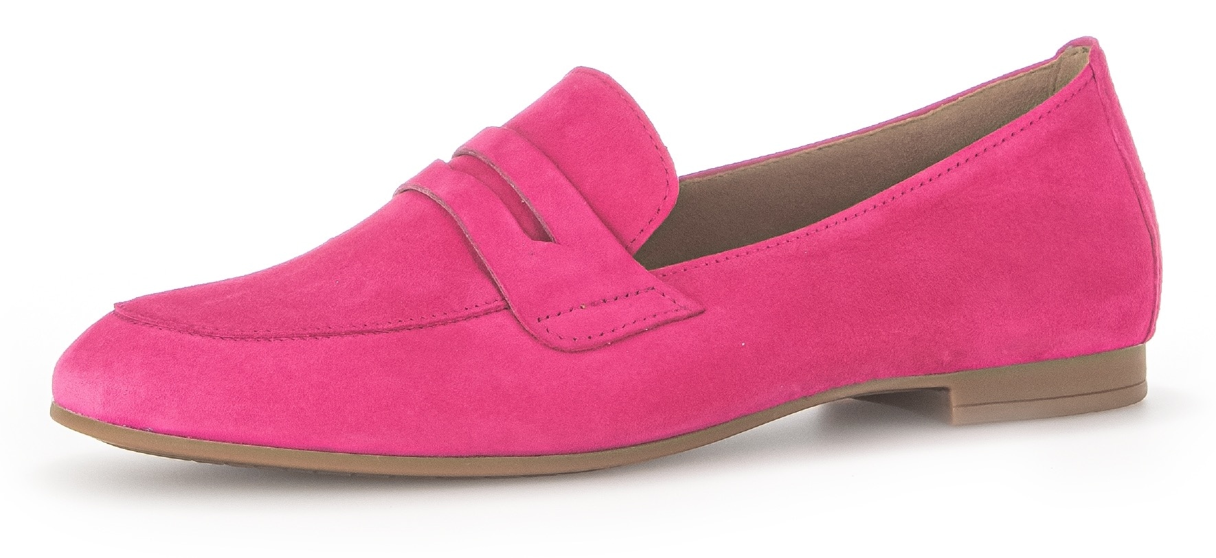 Loafer, Slipper, Business Schuh mit Zierriegel und Blockabsatz