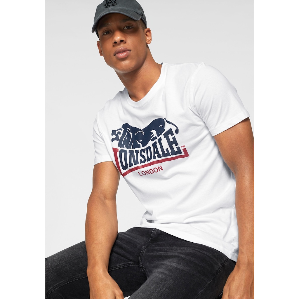 Lonsdale T-Shirt »LOSCOE«, (Packung, 2 tlg., 2er-Pack)