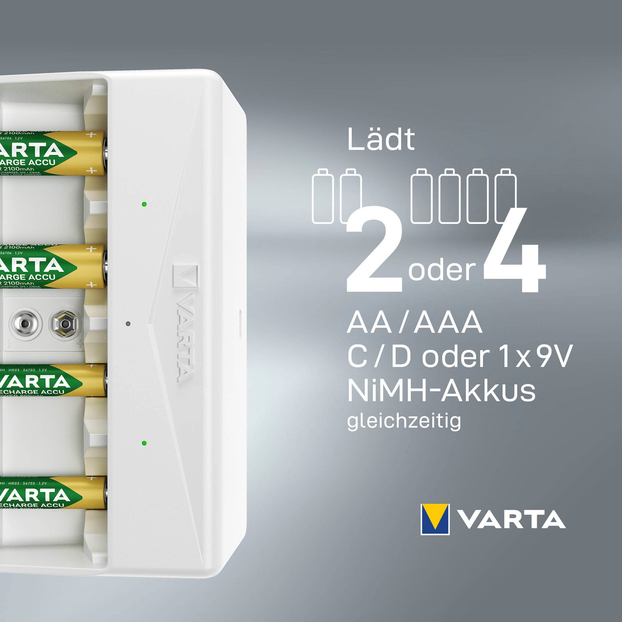 VARTA Batterie-Ladegerät »Universal Charger«, (1 St.)