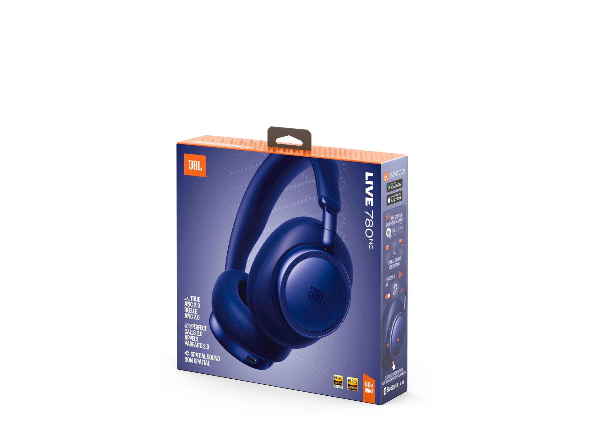 JBL Over-Ear-Kopfhörer »LIVE 780NC« A2DP Bluetooth Active Noise Cancelling (ANC) | Freisprechfunktion | Wireless-Audio-Streaming Kabelloser Over-Ear-Kopfhörer mit Noise-Cancelling