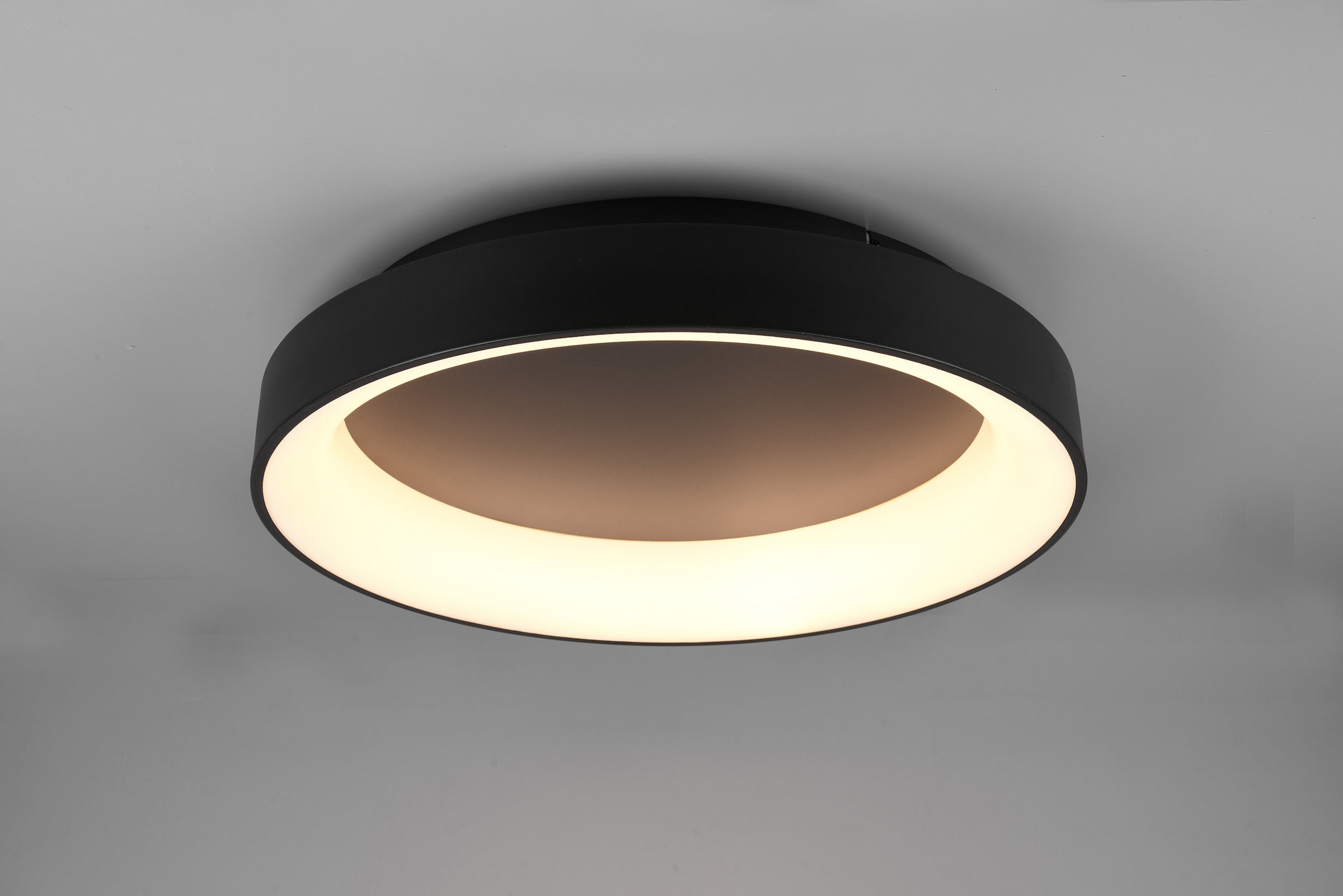 TRIO Leuchten LED Deckenleuchte »GIRONA«, 1 flammig, Leuchtmittel LED-Modul | LED fest integriert, integrierter Dimmer, Lichtfarbe stufenlos einstellbar, Nachtlicht