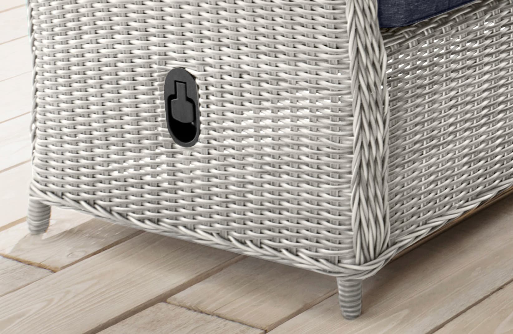 Destiny Gartenlounge-Set »MERANO«, (11 tlg., 1x 2er Sofa, 2x Sessel, 1x Tisch, inkl. Auflagen), Aluminium, Polyrattan
