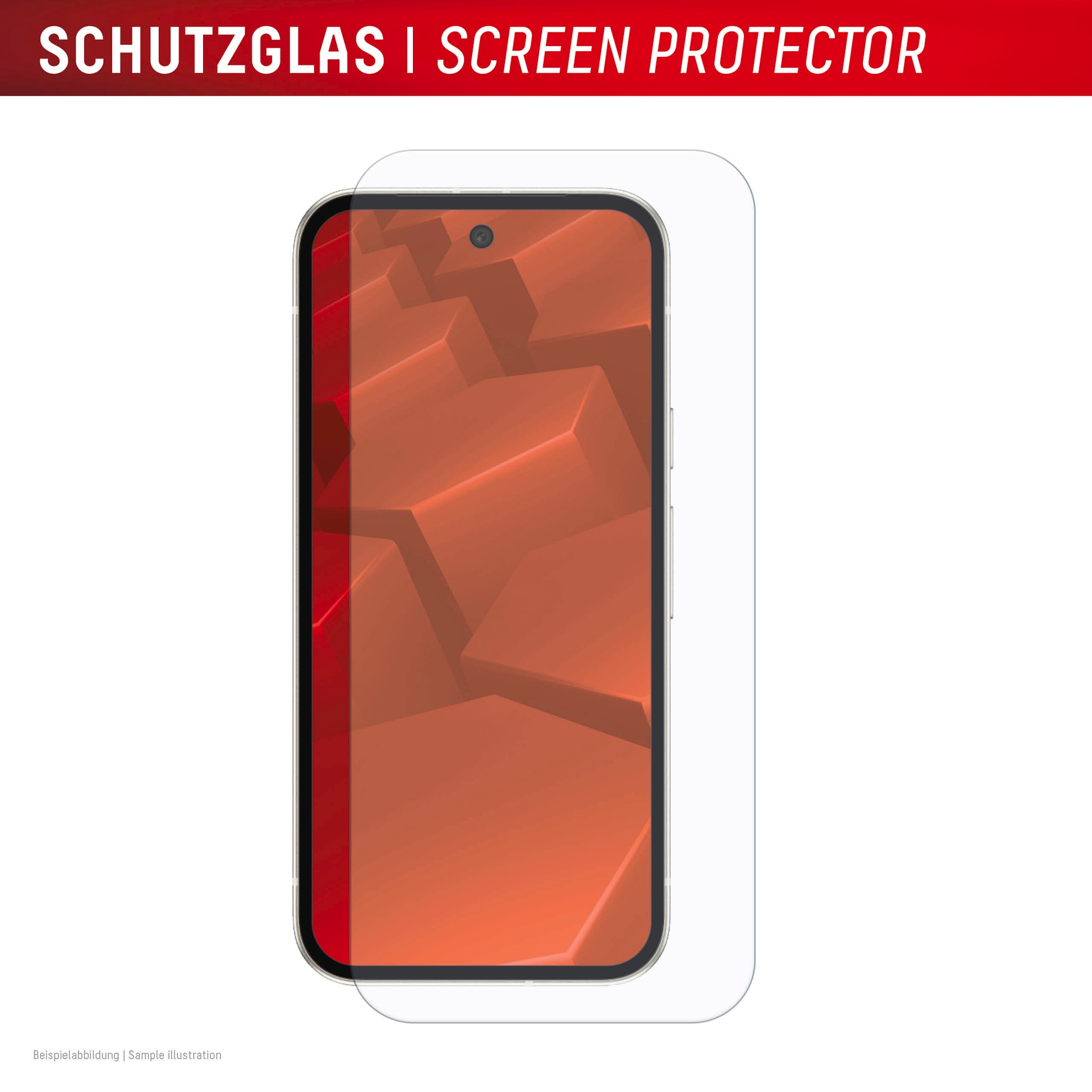 Displex Displayschutzglas »Real Glass Screen Protector inkl. Case mit MountMaster« für Google Pixel 10a Displayschutzfolie, Schutzfolie, Bildschirmschutz, kratz- & stoßfest