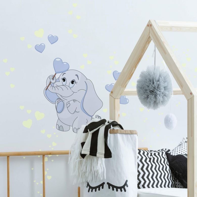 Wall-Art Wandtattoo »Elefantenbaby Leuchtsticker«, (1 St.) bequem bestellen
