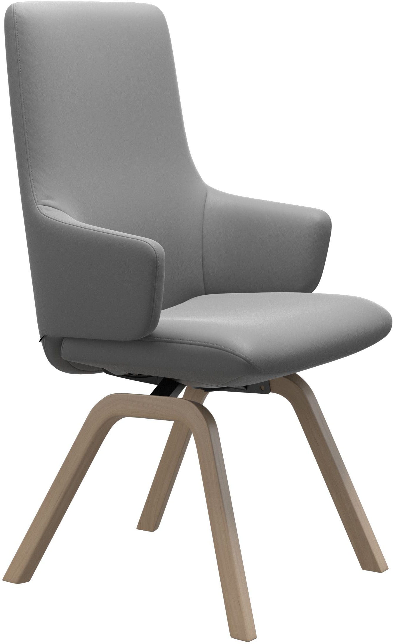 Stressless® Polsterstuhl »Laurel«, Leder BATICK, High Back mit Armlehne, Größe L, schräggestellte Beine in Walnuss