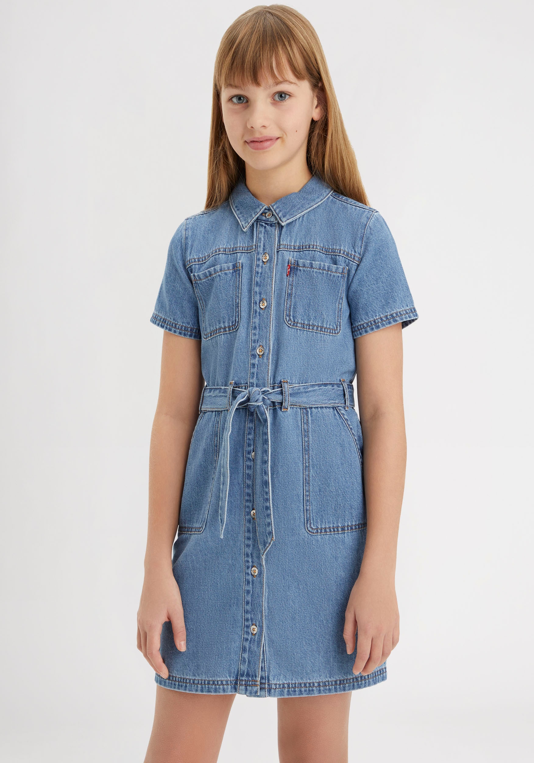 Levi's® Kids Jeanskleid »LVG ORGANIC UTILITY DRESS«, for GIRLS