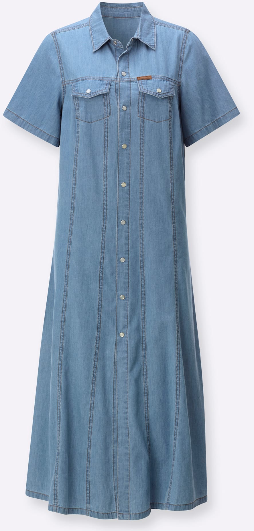 Casual Looks Jeanskleid »Jeans-Kleid« Brusttasche