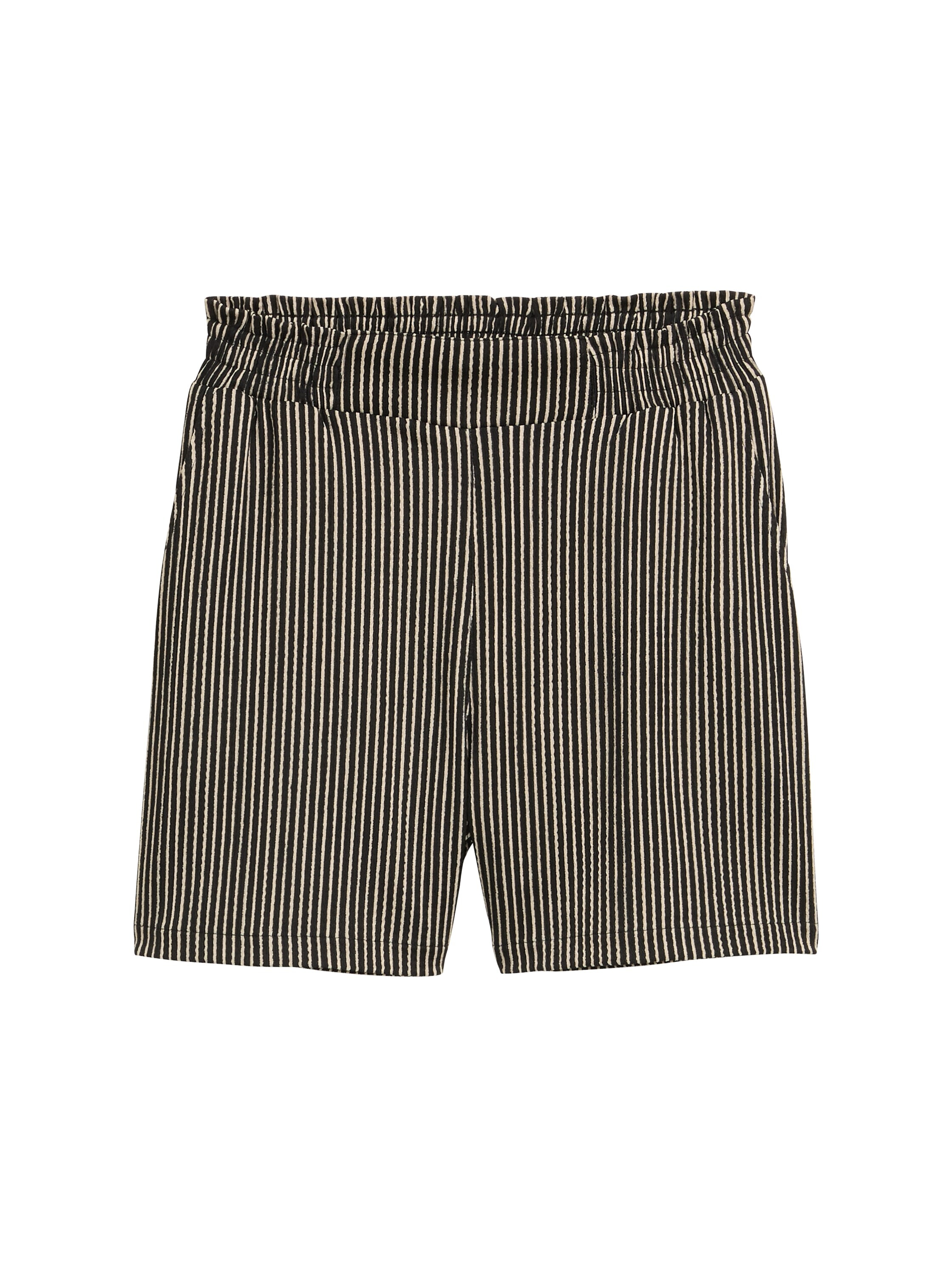 TOM TAILOR Denim Shorts, gestreifte Optik