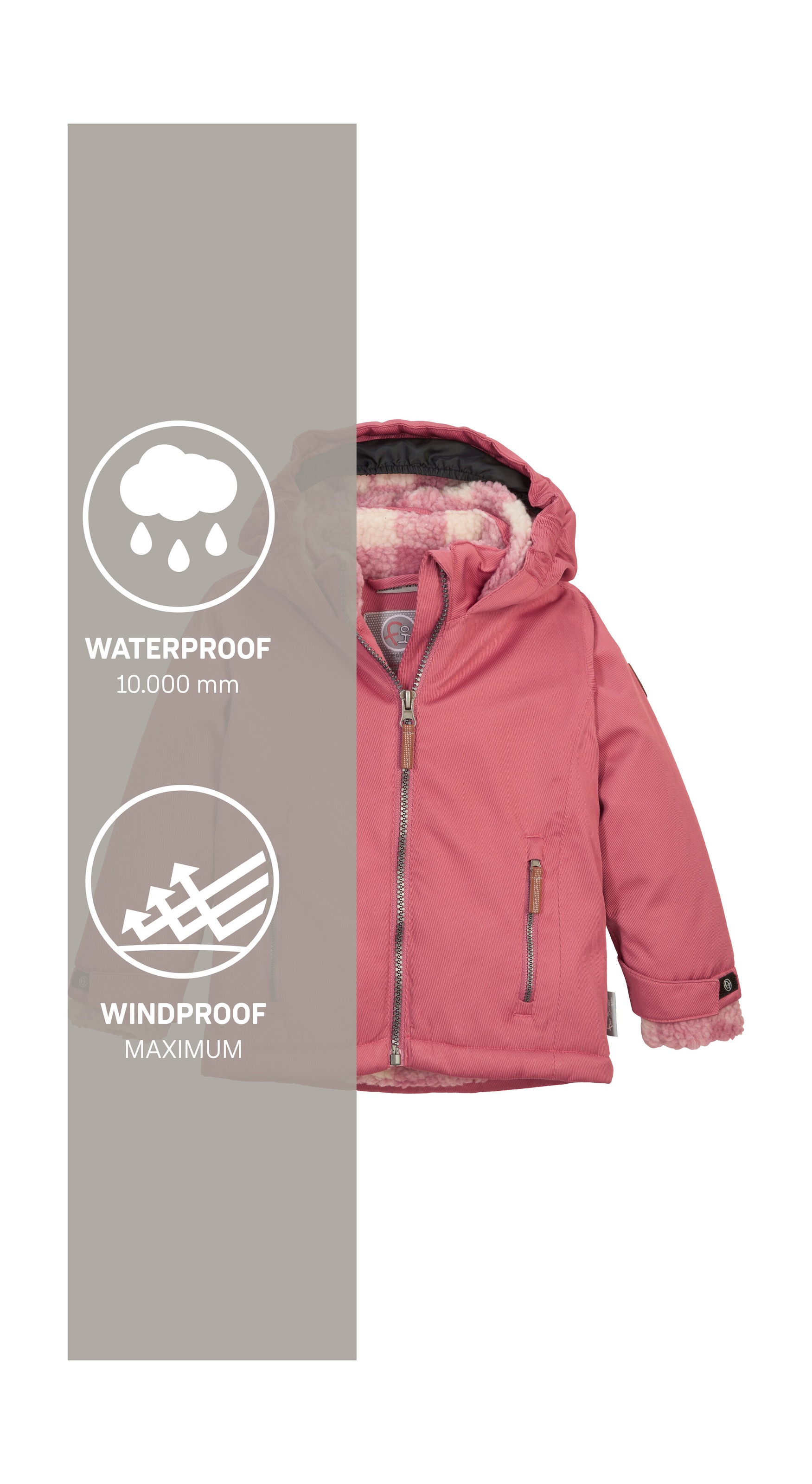 first instinct by killtec Funktionsjacke »FIOW 56 MNS JCKT« Wasser- und winddichte Kinderjacke mit verschweißten Nähten, PFAS-frei