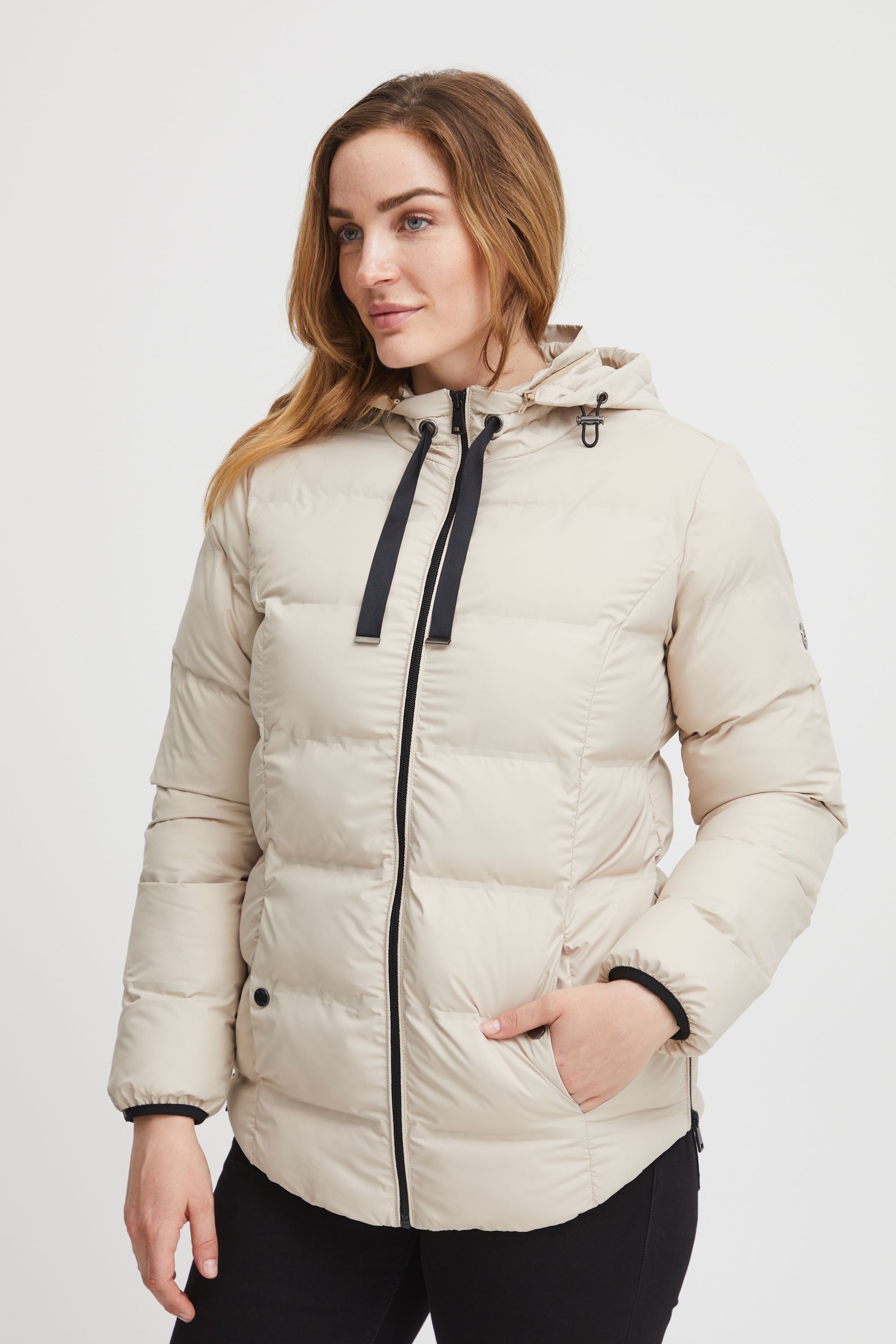 fransa Steppjacke »Steppjacke FRBafab«, mit Kapuze