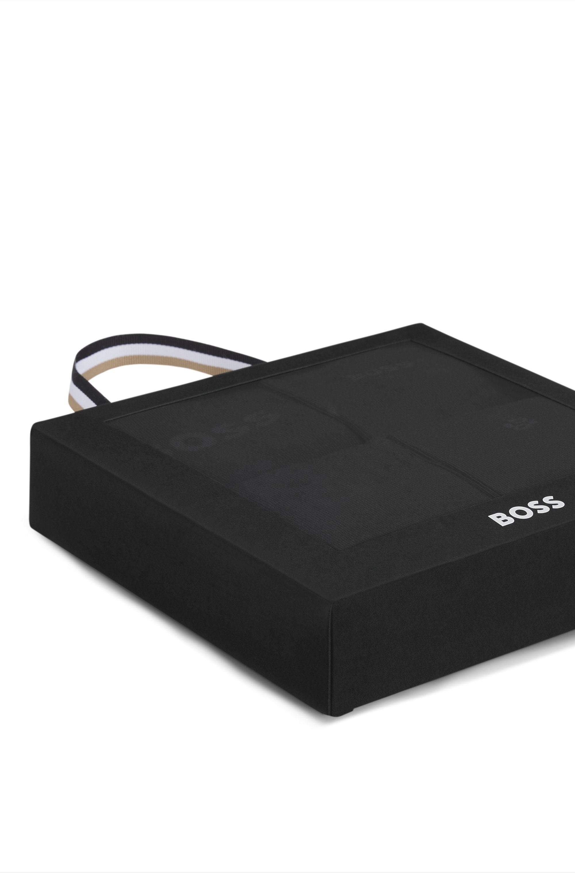 BOSS Socken »4PRSGiftset IconicCC« Neuheit, verstärkte Zehen- und Fersenpartie