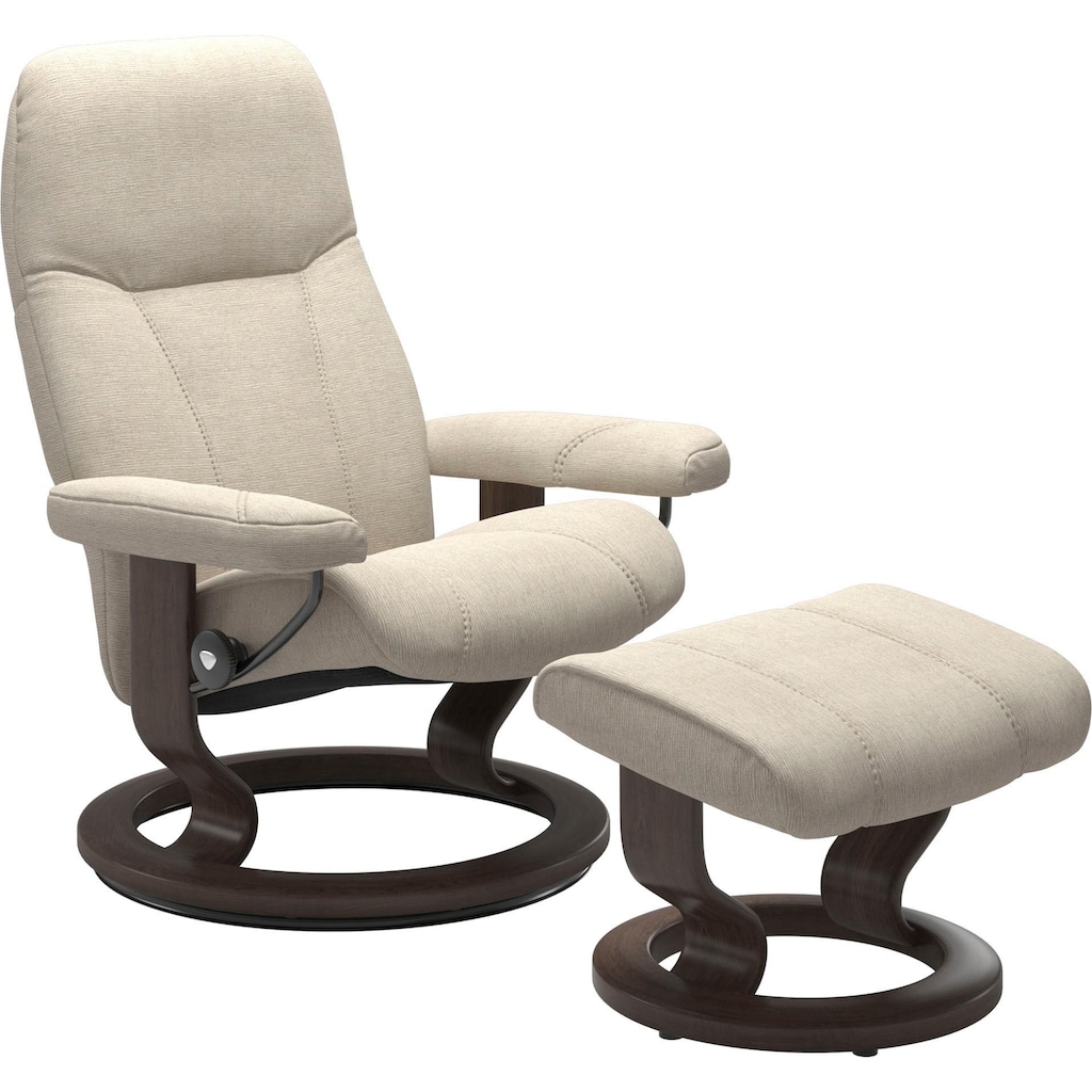 Stressless® Relaxsessel »Consul«, (Set, Relaxsessel mit Hocker)