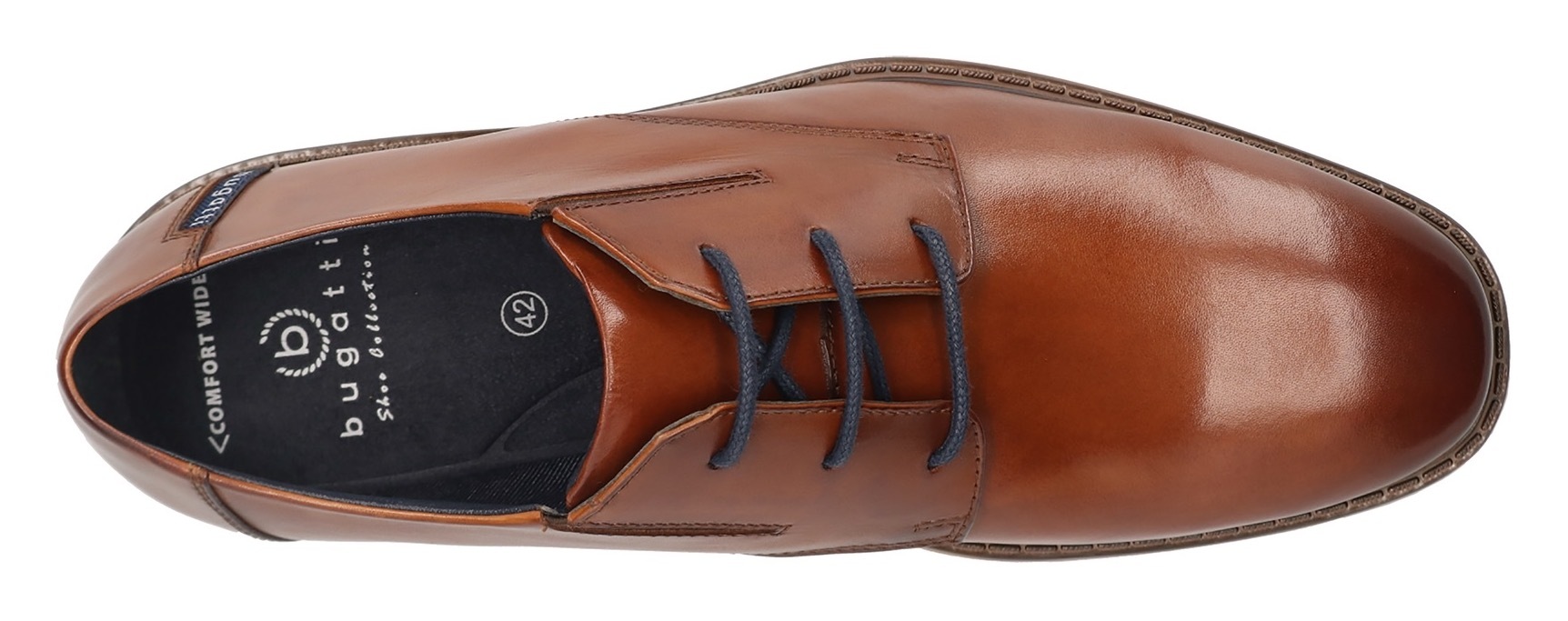 bugatti Schnürschuh  Business Schuh, Anzugschuh, Abendschuh mit Wechselfußbett