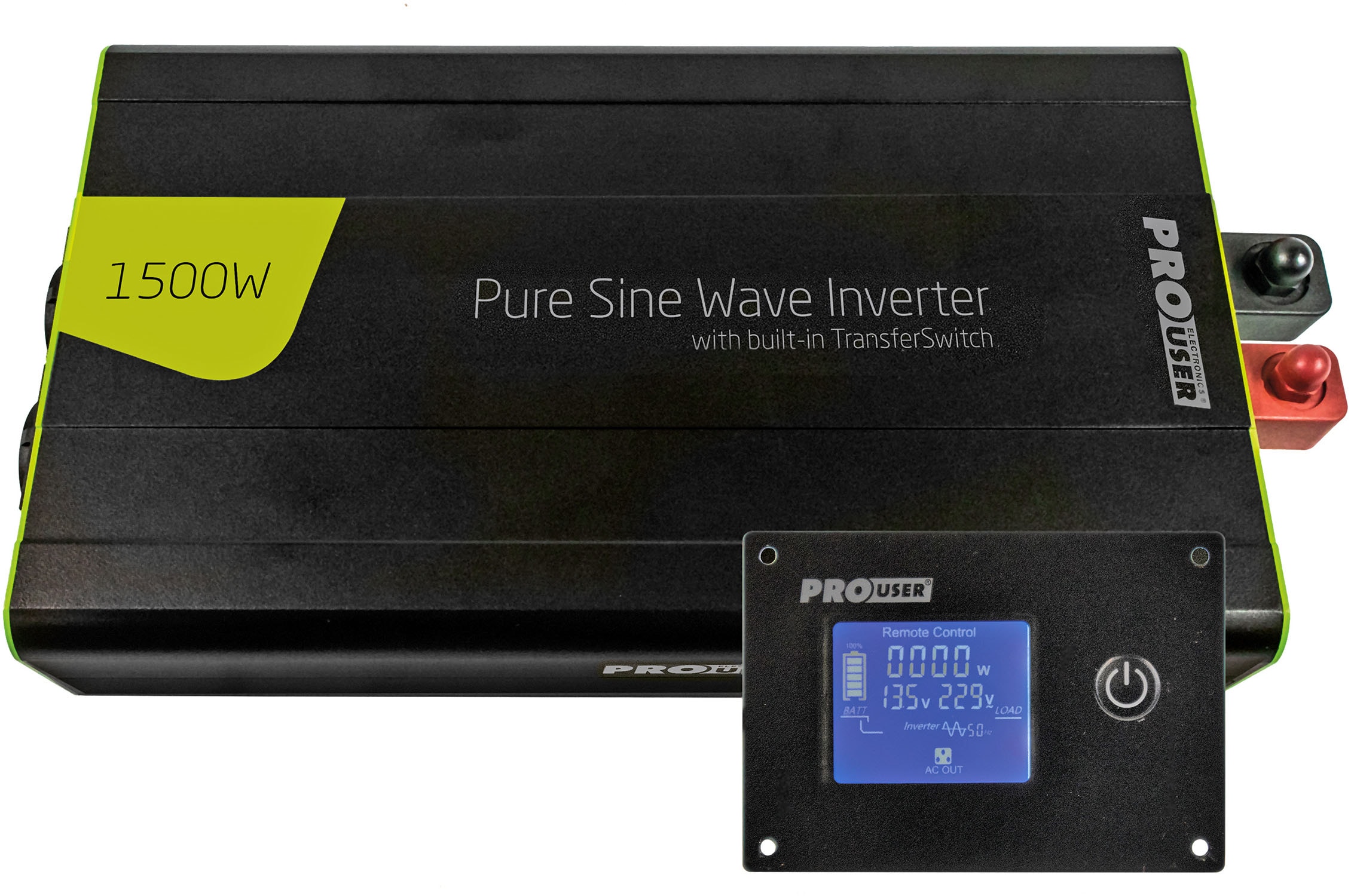 PROUSER Wechselrichter »Spannungswandler Sinus 1500W«