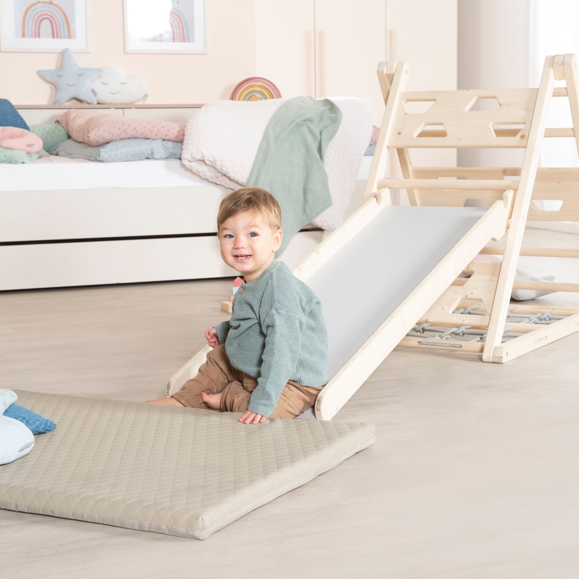 roba® Klettergerüst »Montessori Kletterdreieck« Belastbar bis 50 kg