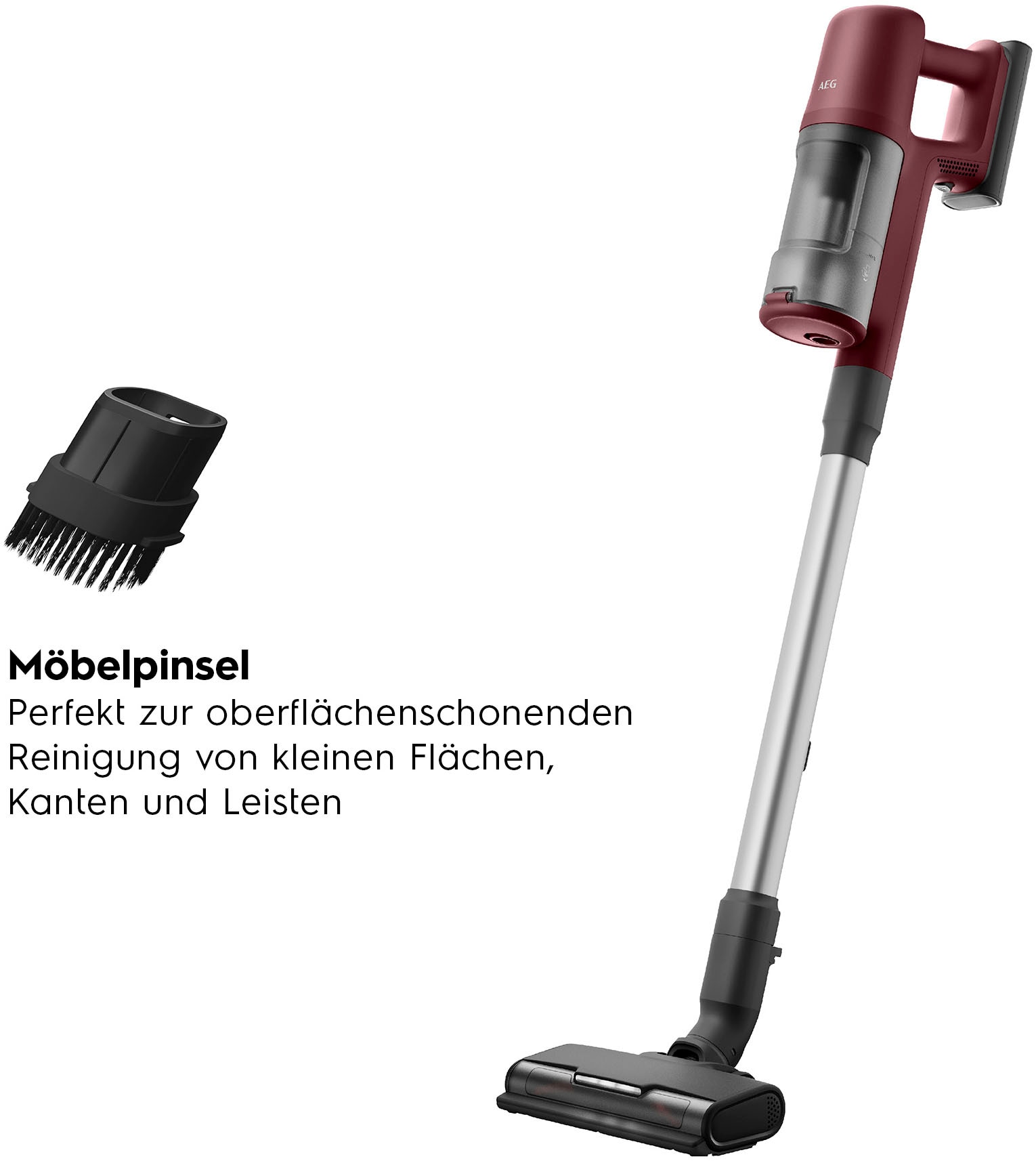 AEG Akku-Hand-und Stielstaubsauger »6000 Staubsauger«, sehr leicht 2,5 kg, 53 % Recyclingmaterial, bis zu 50 Min. Laufzeit