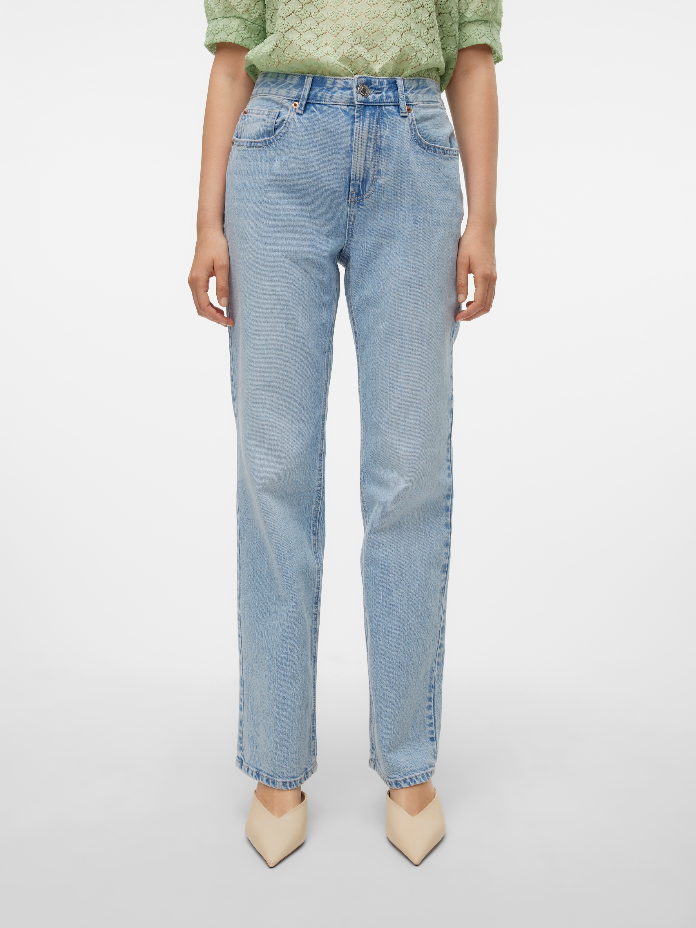 Vero Moda Straight-Jeans »VMTESSA HR STRAIGHT JEANS LI3010 GA NOOS«