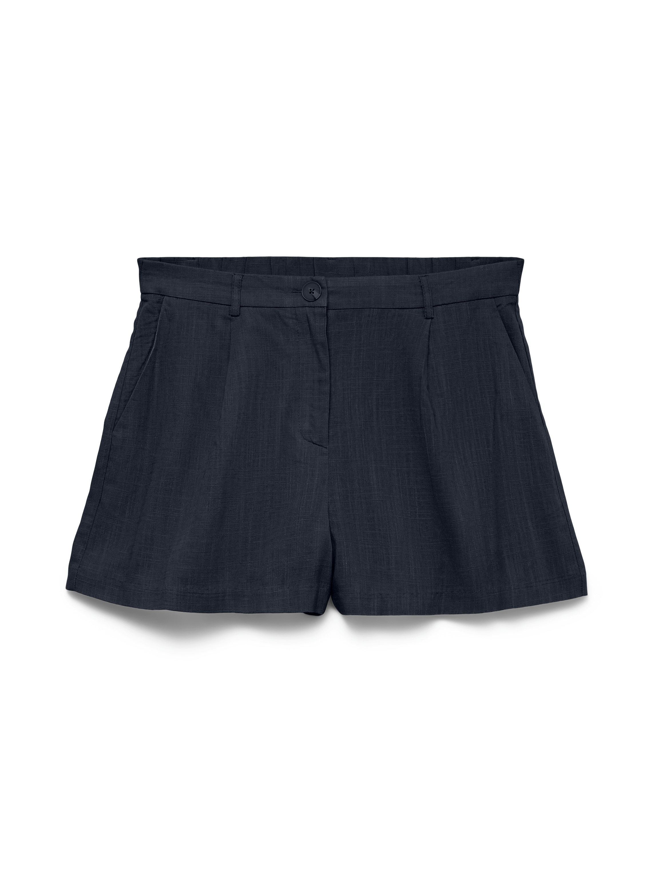 Vero Moda Shorts »VMROSIE MW SHORT SHORTS NOOS«  Viskosemischung, mit Leinen, regular waist, teil-elastisches Bündchen