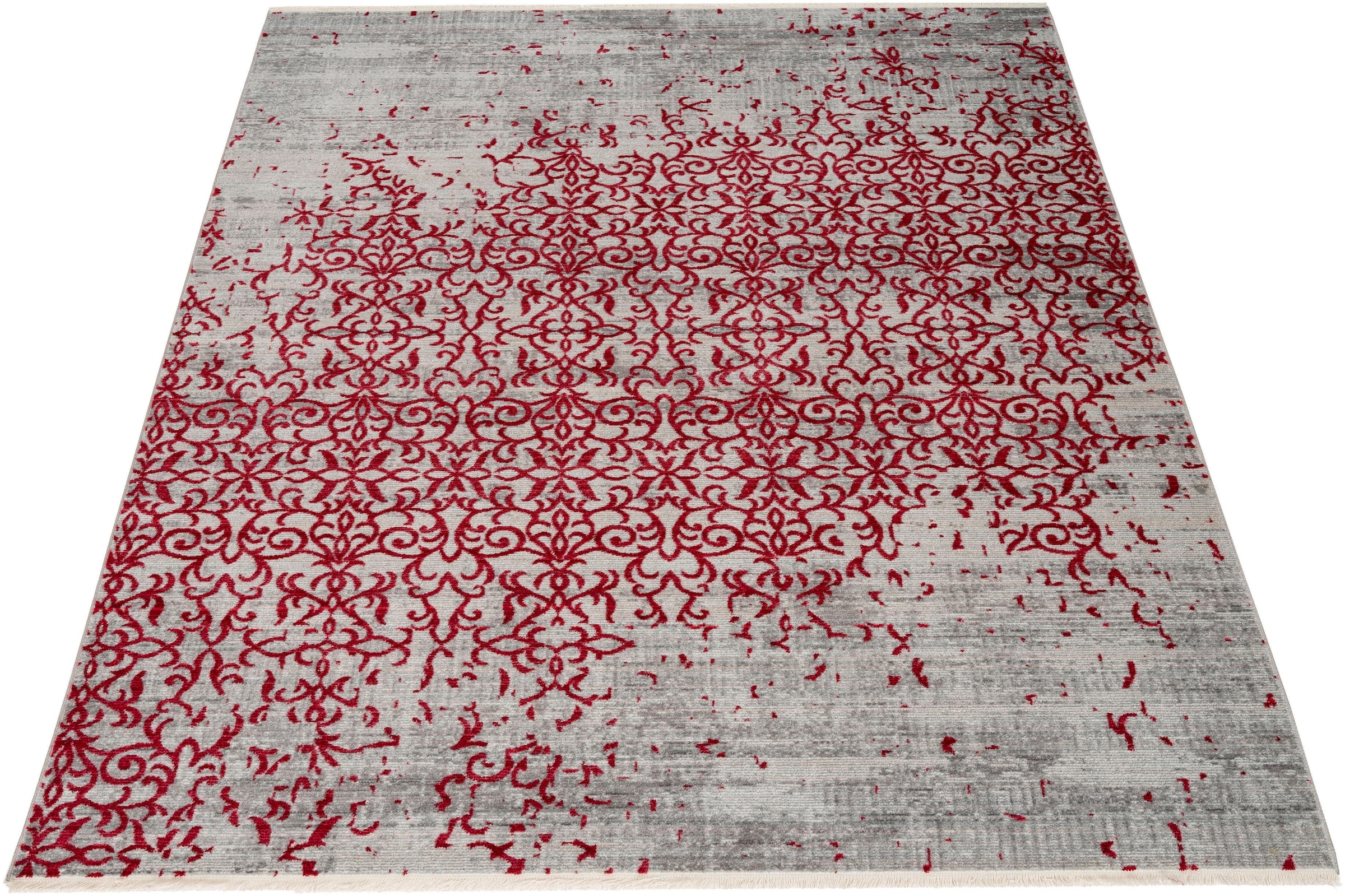 my home Teppich »Elvin« rechteckig 5 mm Höhe Wohnzimmer