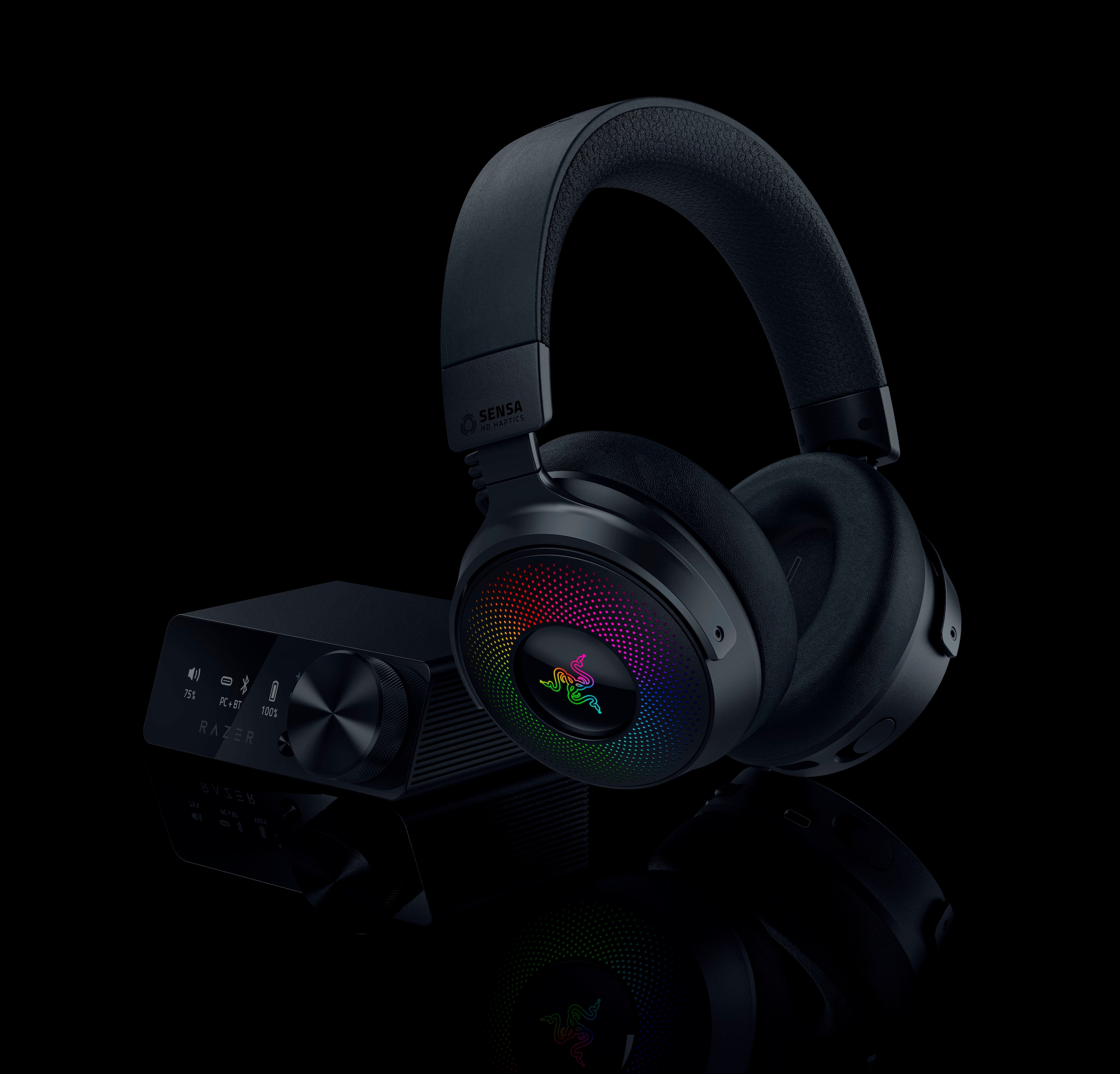 RAZER Gaming-Headset »Kraken V4 Pro«, Bluetooth-Wireless, Mikrofon abnehmbar-Stummschaltung