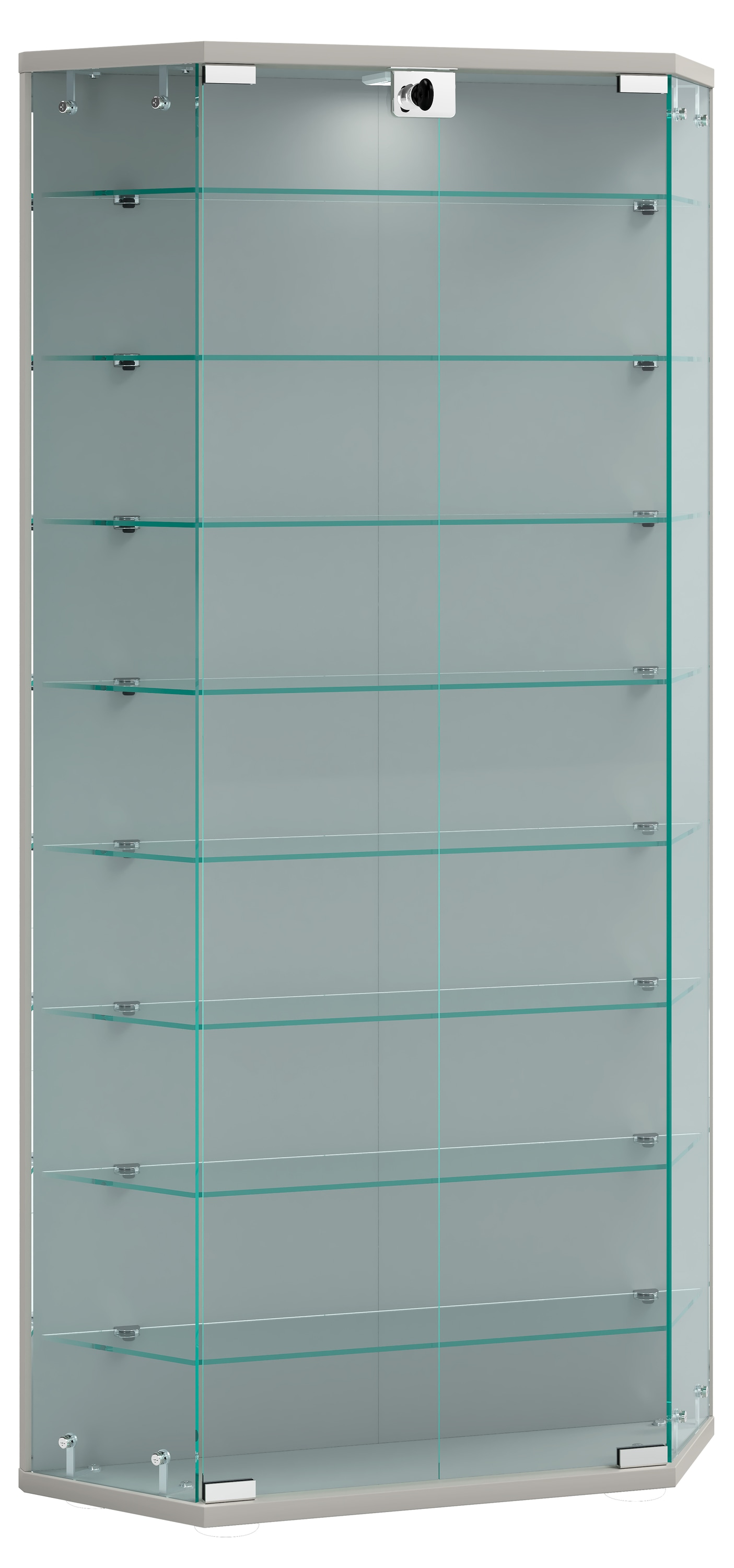 VCM Wandregal »Wandvitrine Hängevitrine Glasvitrine Benila XL« 1 Stk. tlg.