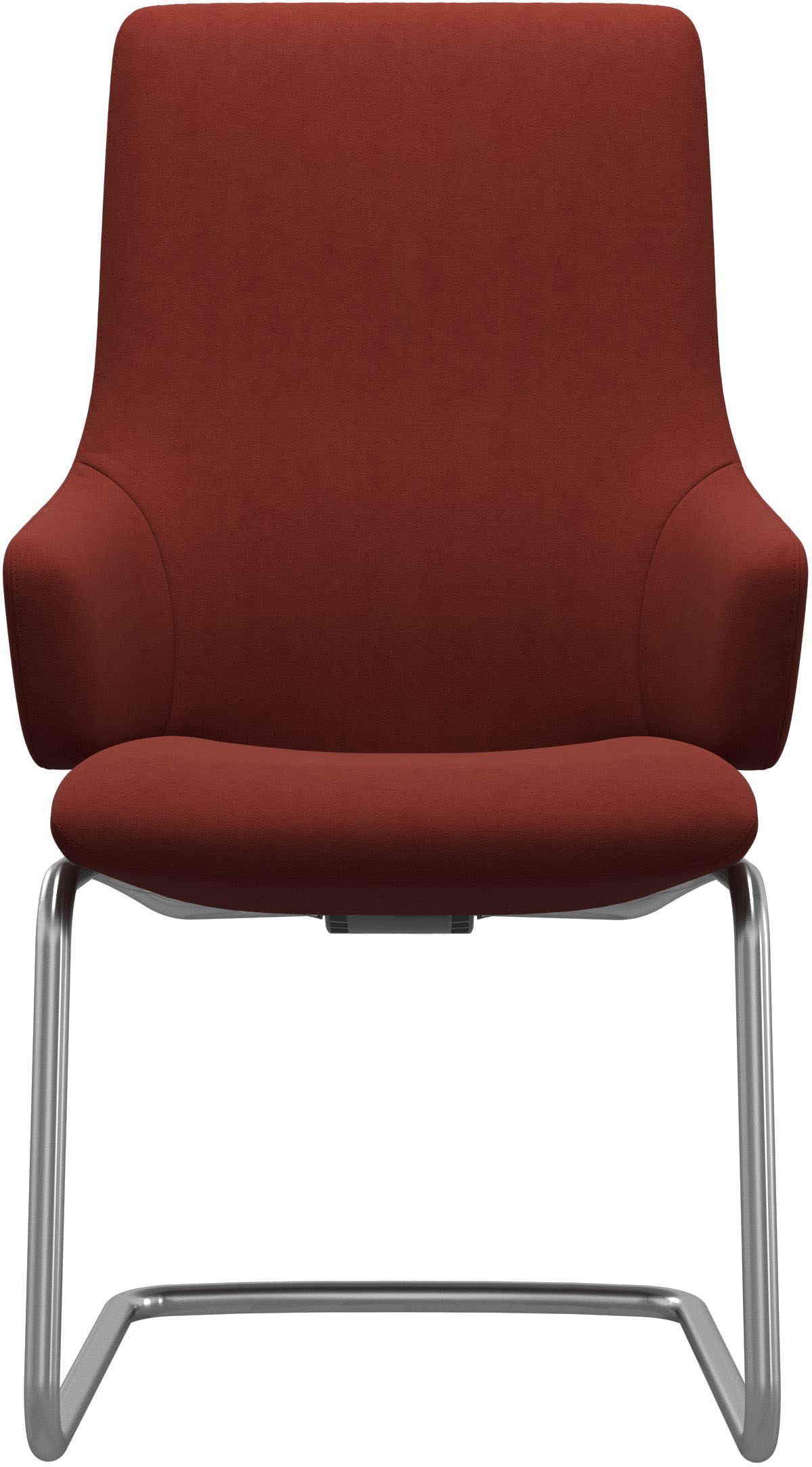 Stressless® Polsterstuhl »Laurel«, Microfaser DINAMICA, High Back mit Armlehne, Größe L, mit Beinen aus Stahl in Chrom