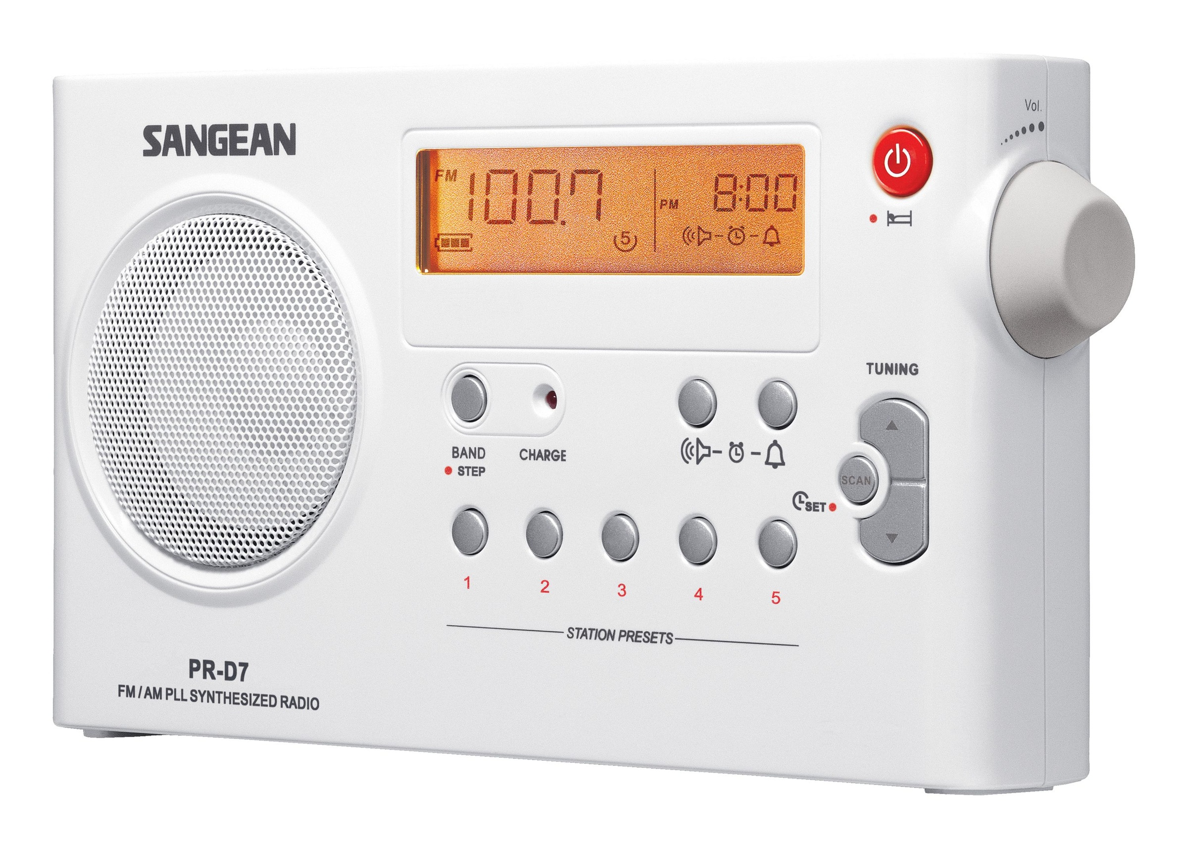 Sangean Radio »PR-D7«, (FM-Tuner-AM-Tuner), Sleep-Timer, Lautsprecher